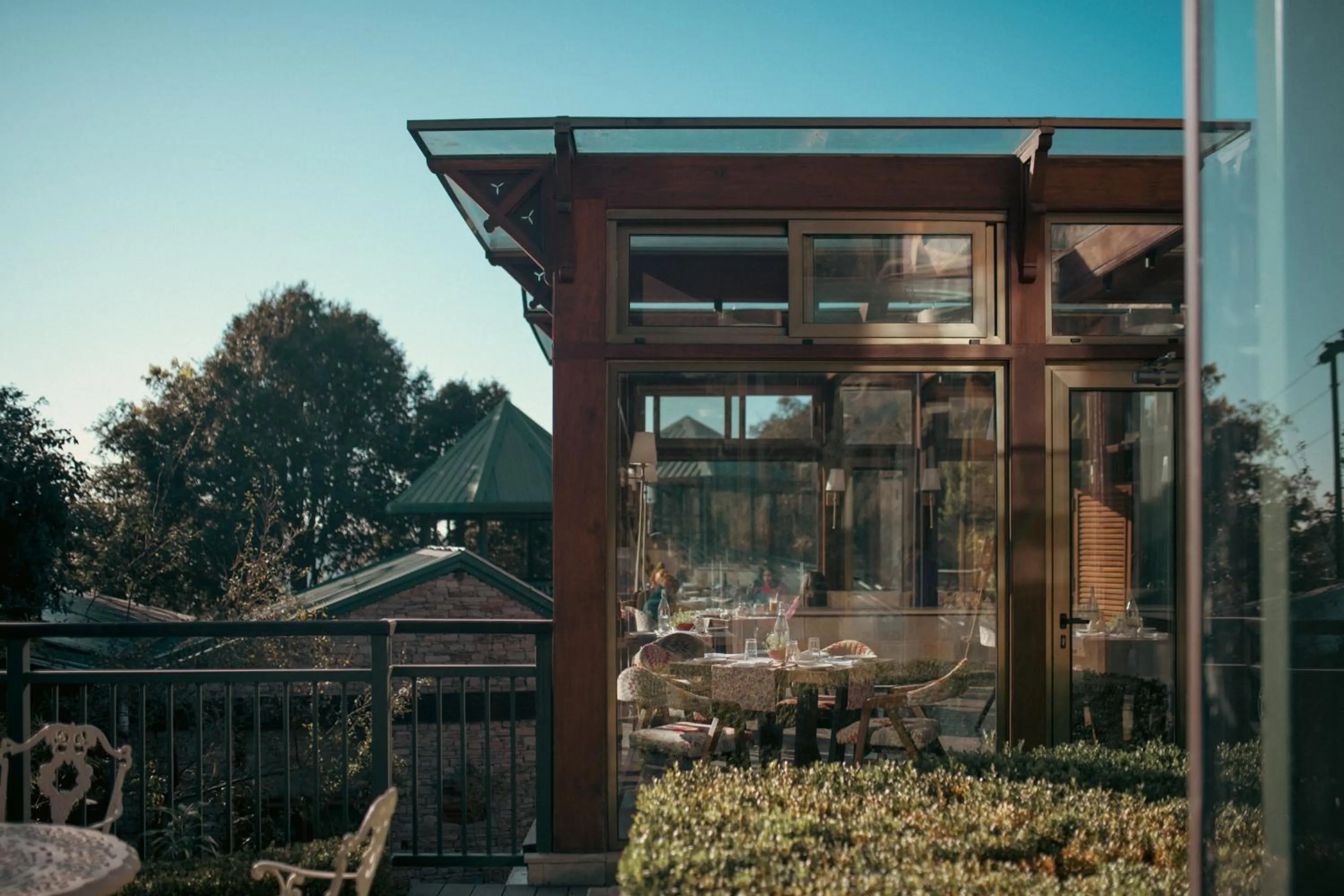 Patio in Brij Atmanya Bhowali, Nainital, A Luxury Mountain Escape