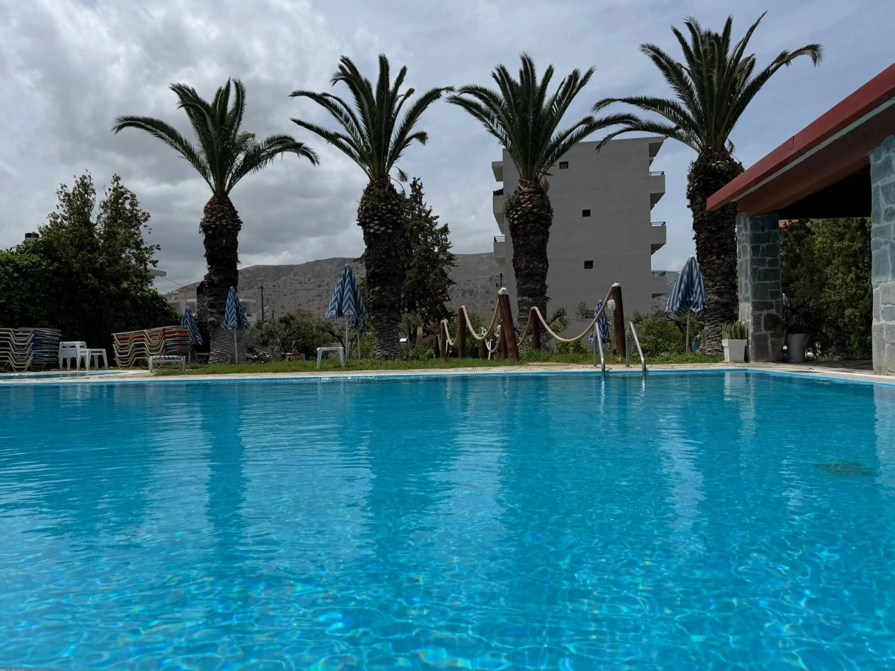 Pool view in Zac & Georgio Studios