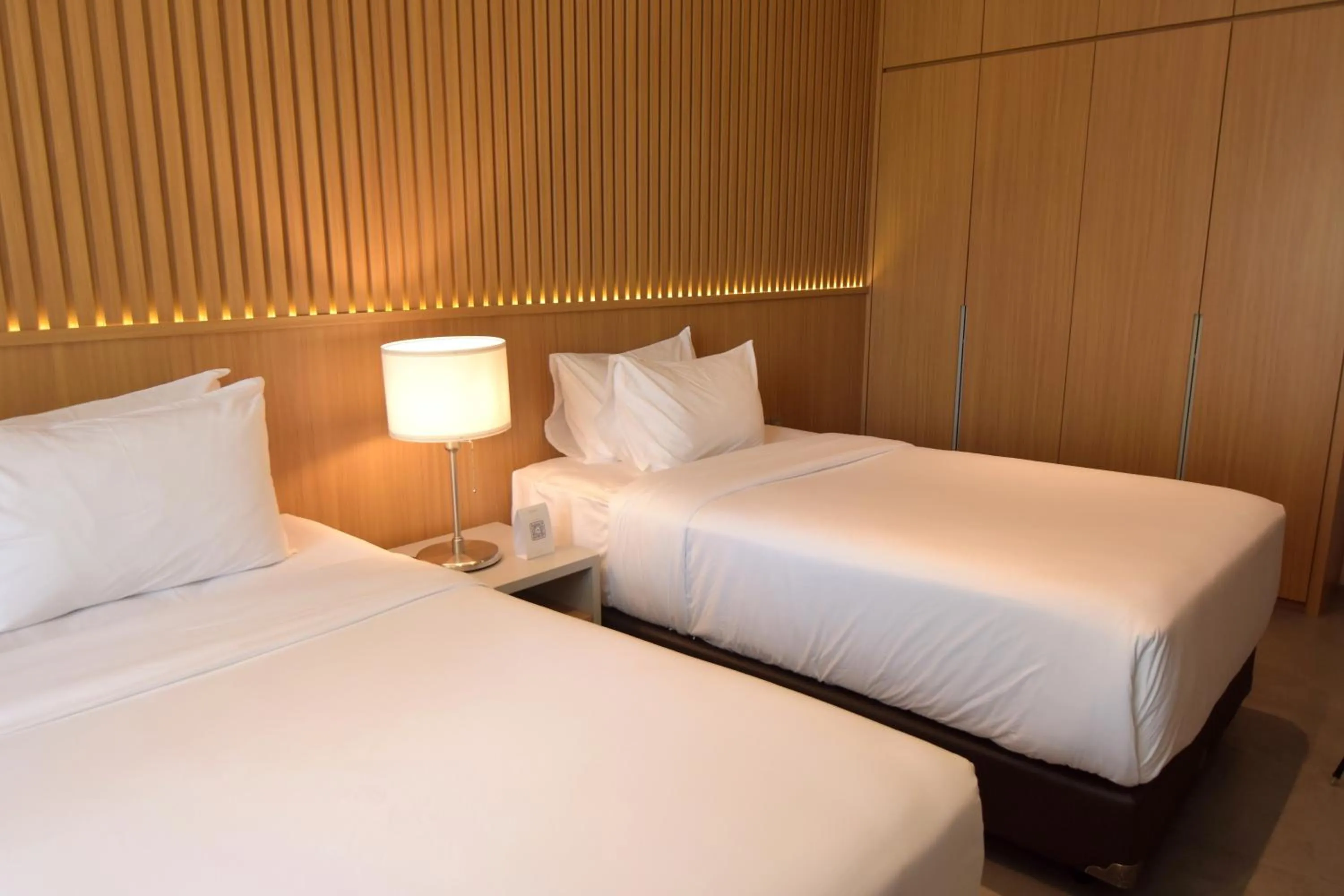 Bed in Sarga Earthing Resort