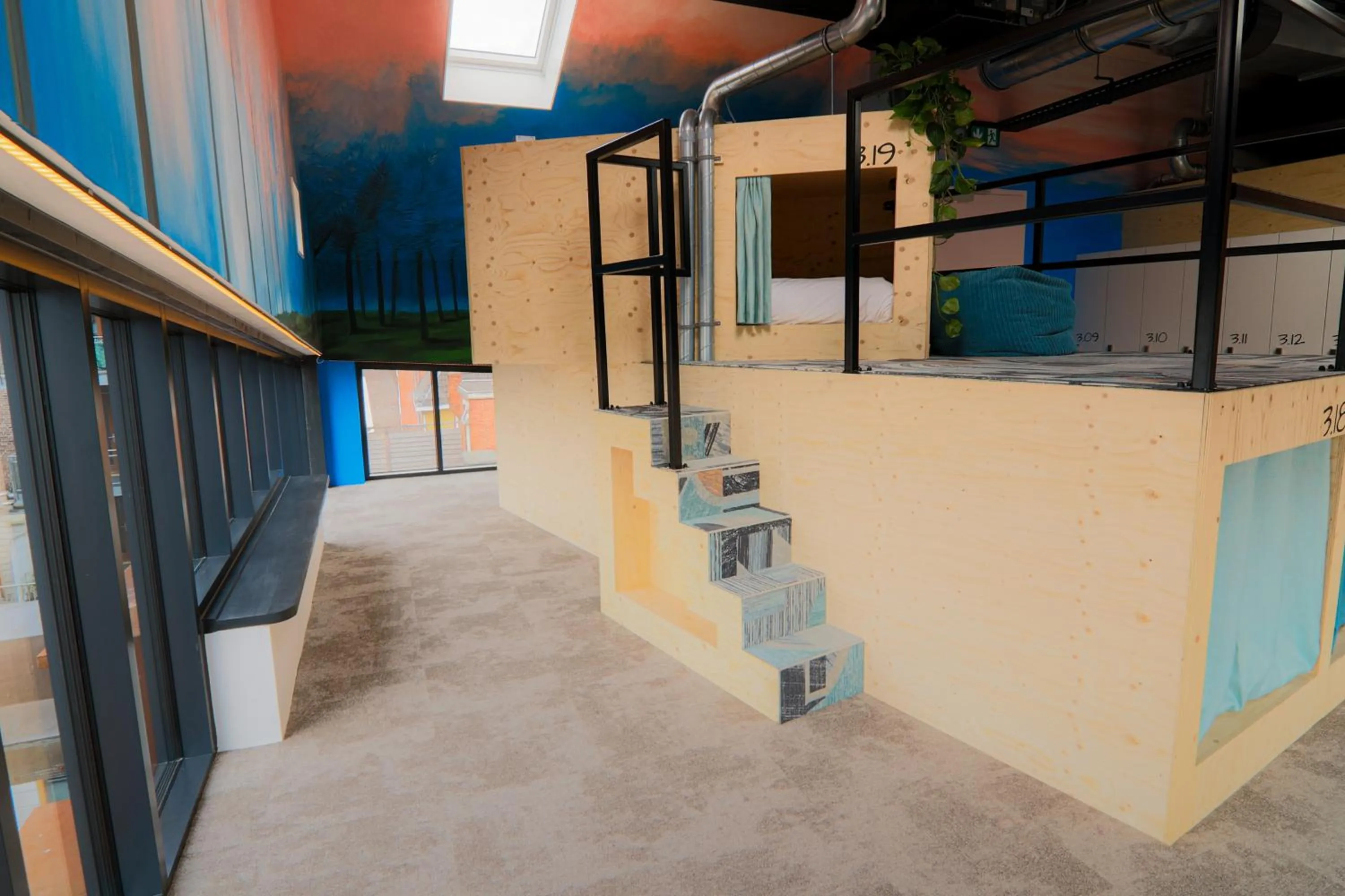 Bedroom in PJs Hostel