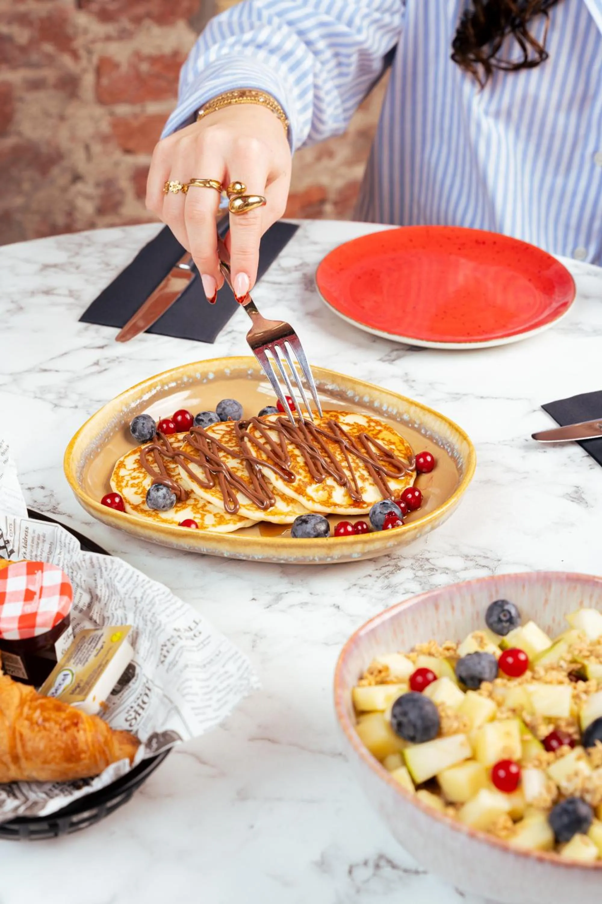 Breakfast in PJs Hostel