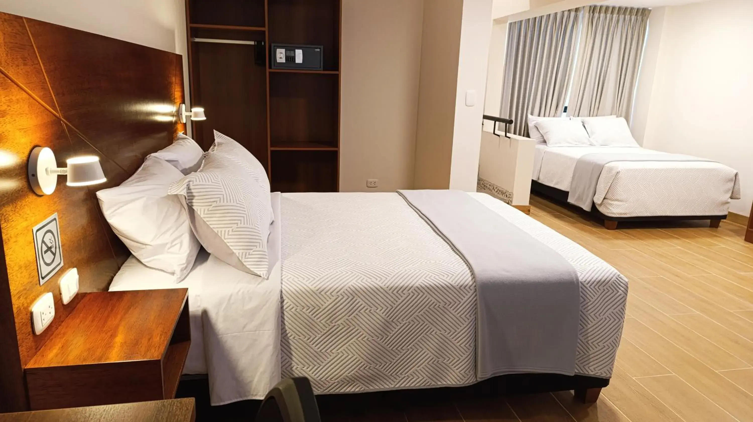 Deluxe Double Room with Two Double Beds in Casa Pucllana Miraflores - Hotel Boutique Deluxe Double Room with Two Double Beds in Casa Pucllana Miraflores - Hotel Boutique