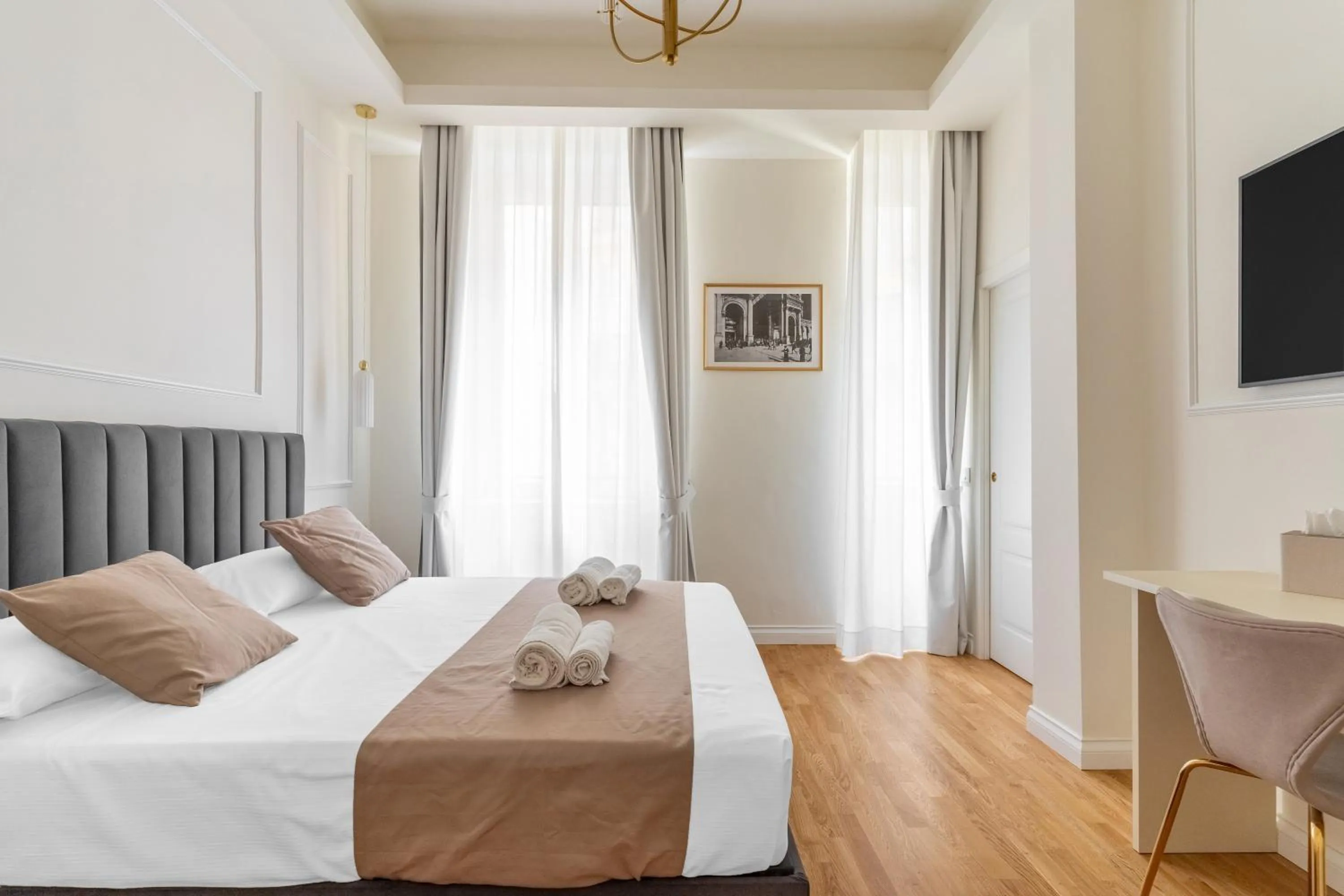 Bed in Montello Suites Foresteria Lombarda