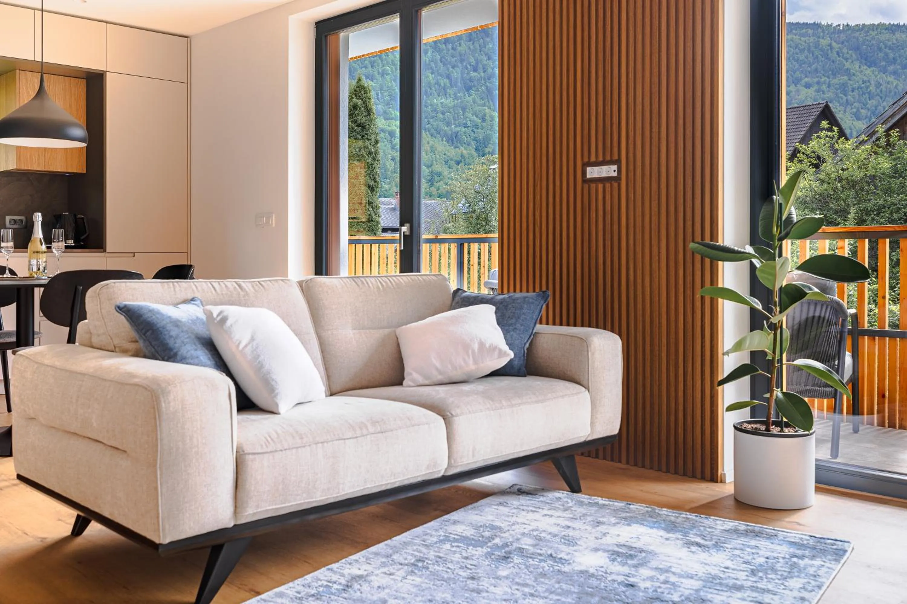 Balcony/Terrace in Vila Nina Bohinj