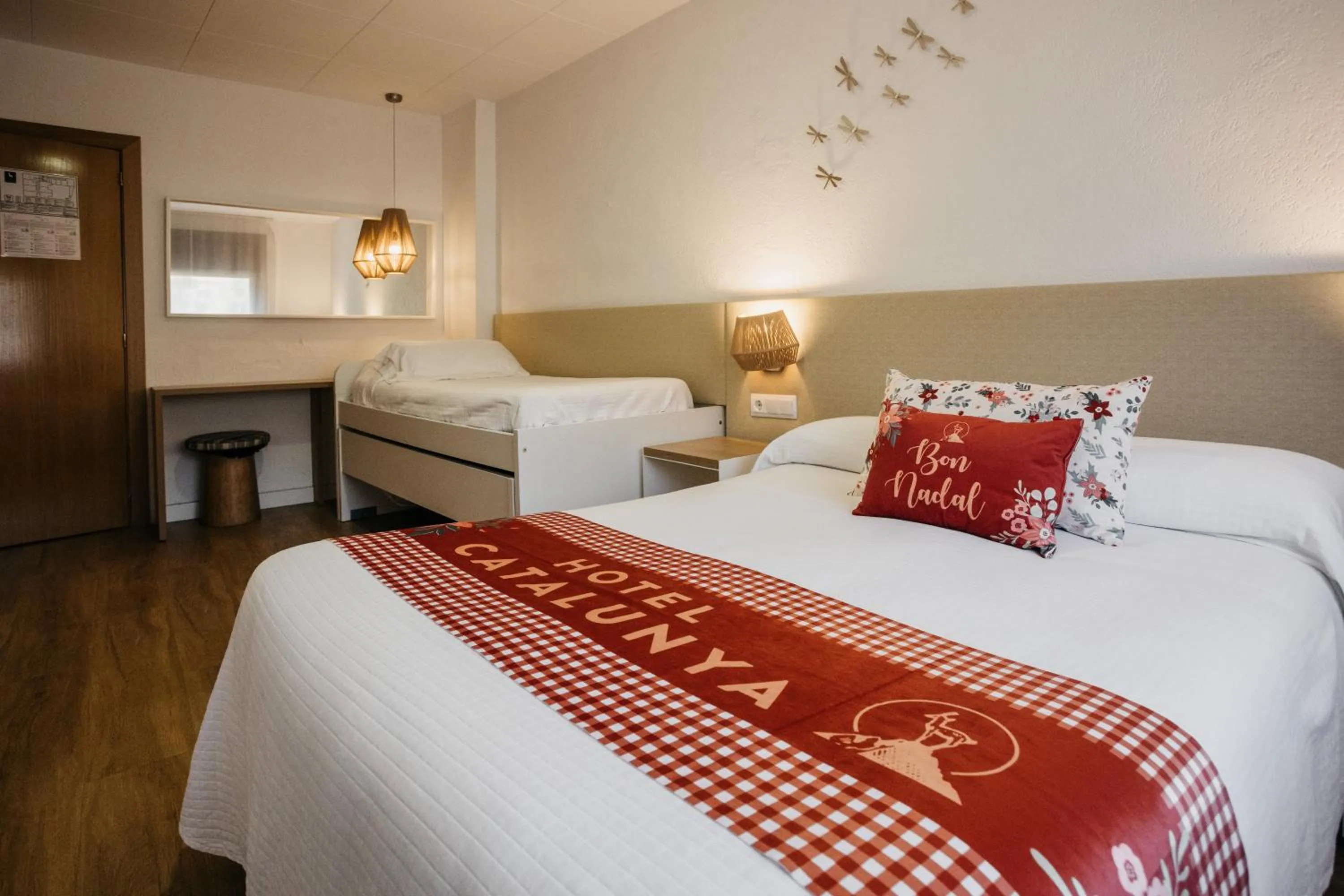 Bed in Hotel Catalunya Ribes de Freser