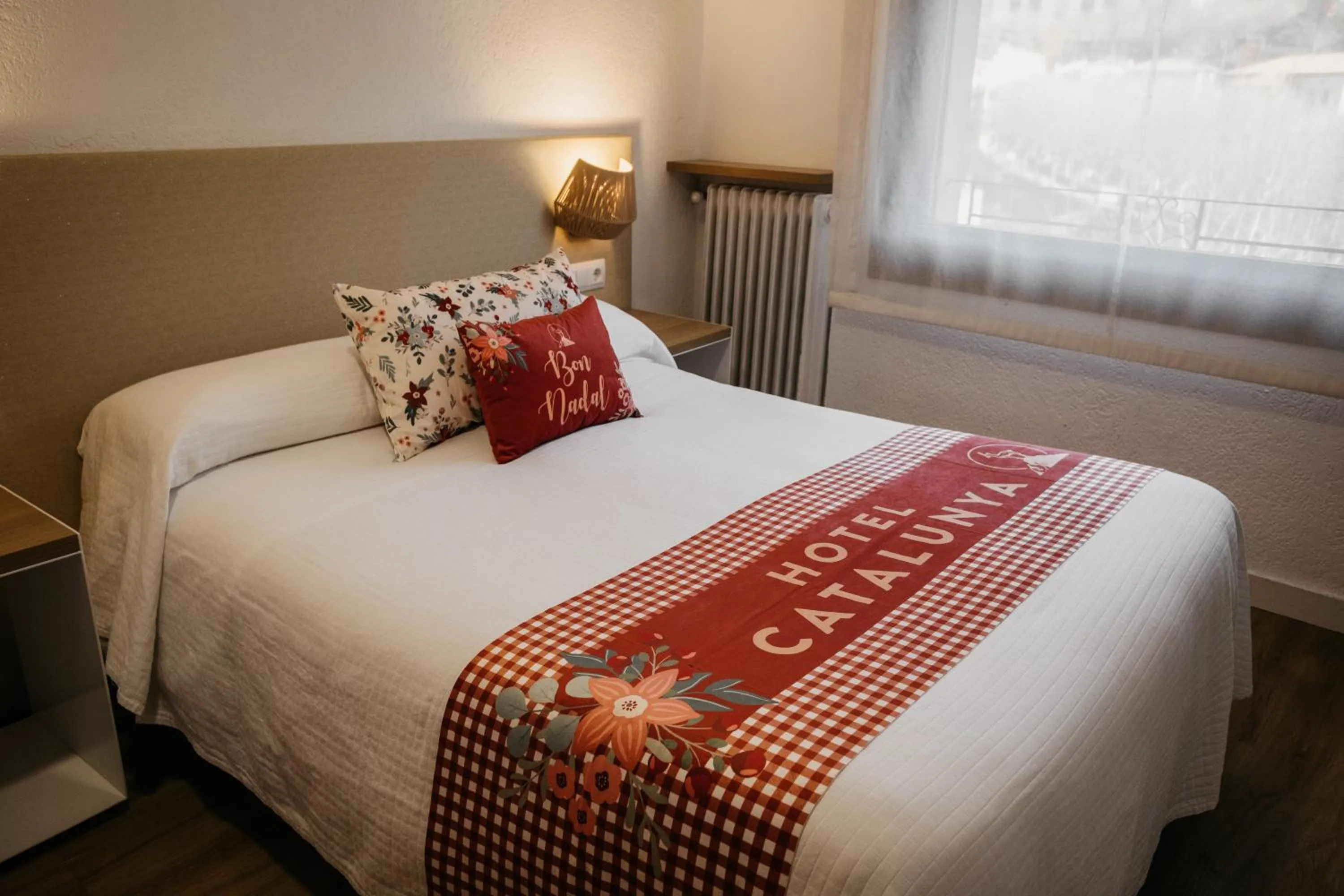 Bed in Hotel Catalunya Ribes de Freser