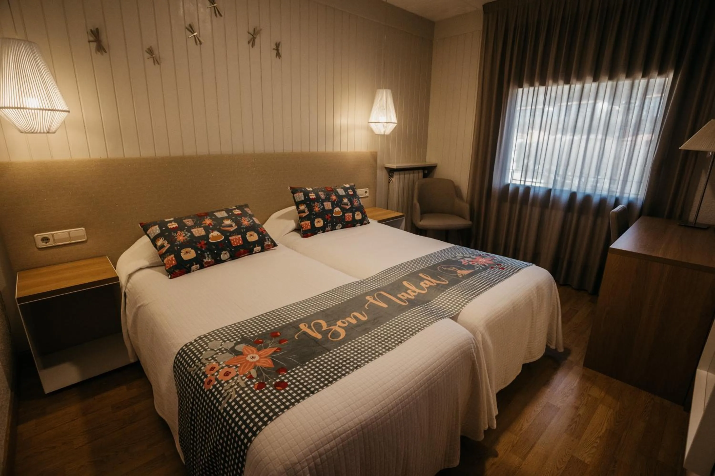 Bed in Hotel Catalunya Ribes de Freser