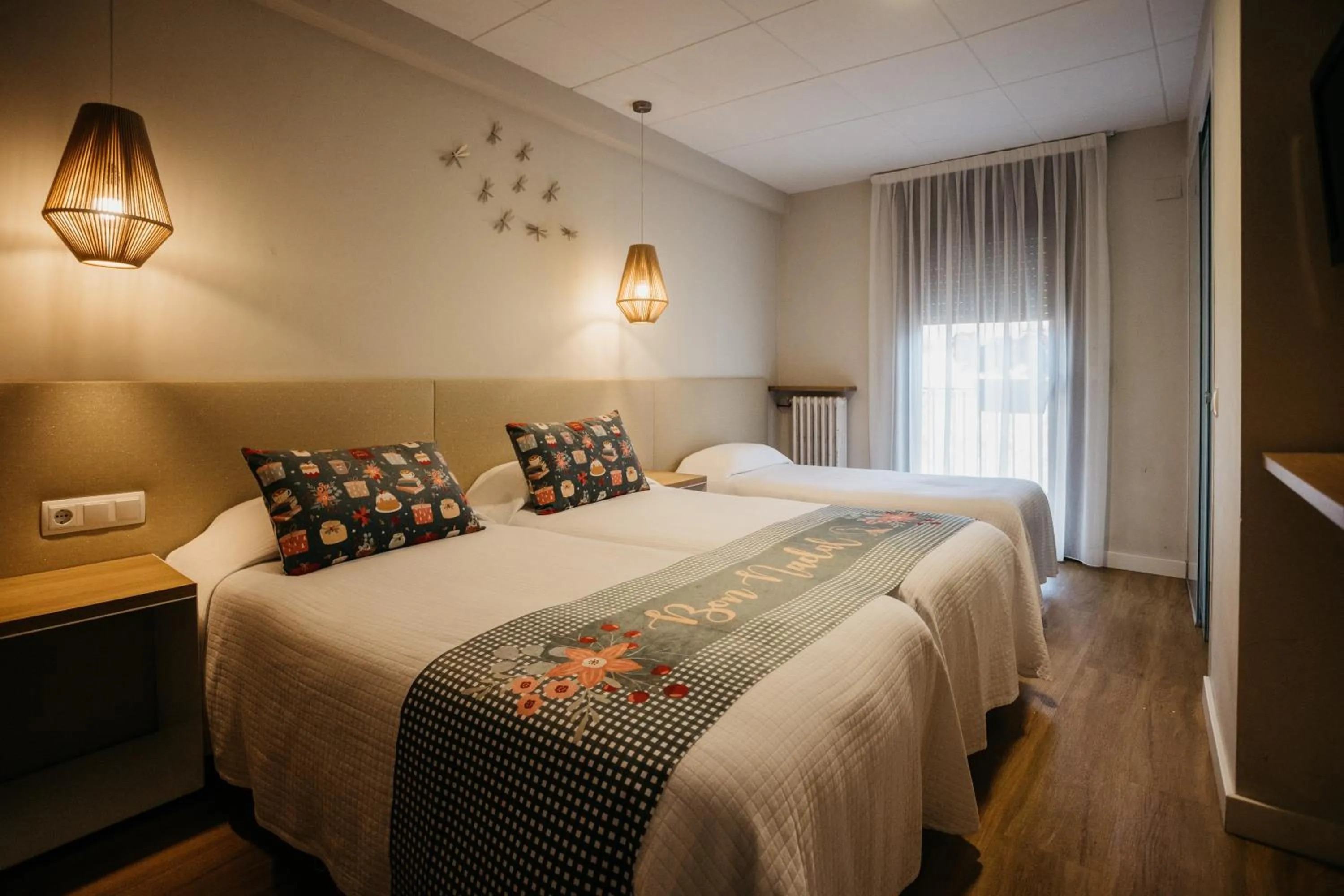 Bed in Hotel Catalunya Ribes de Freser