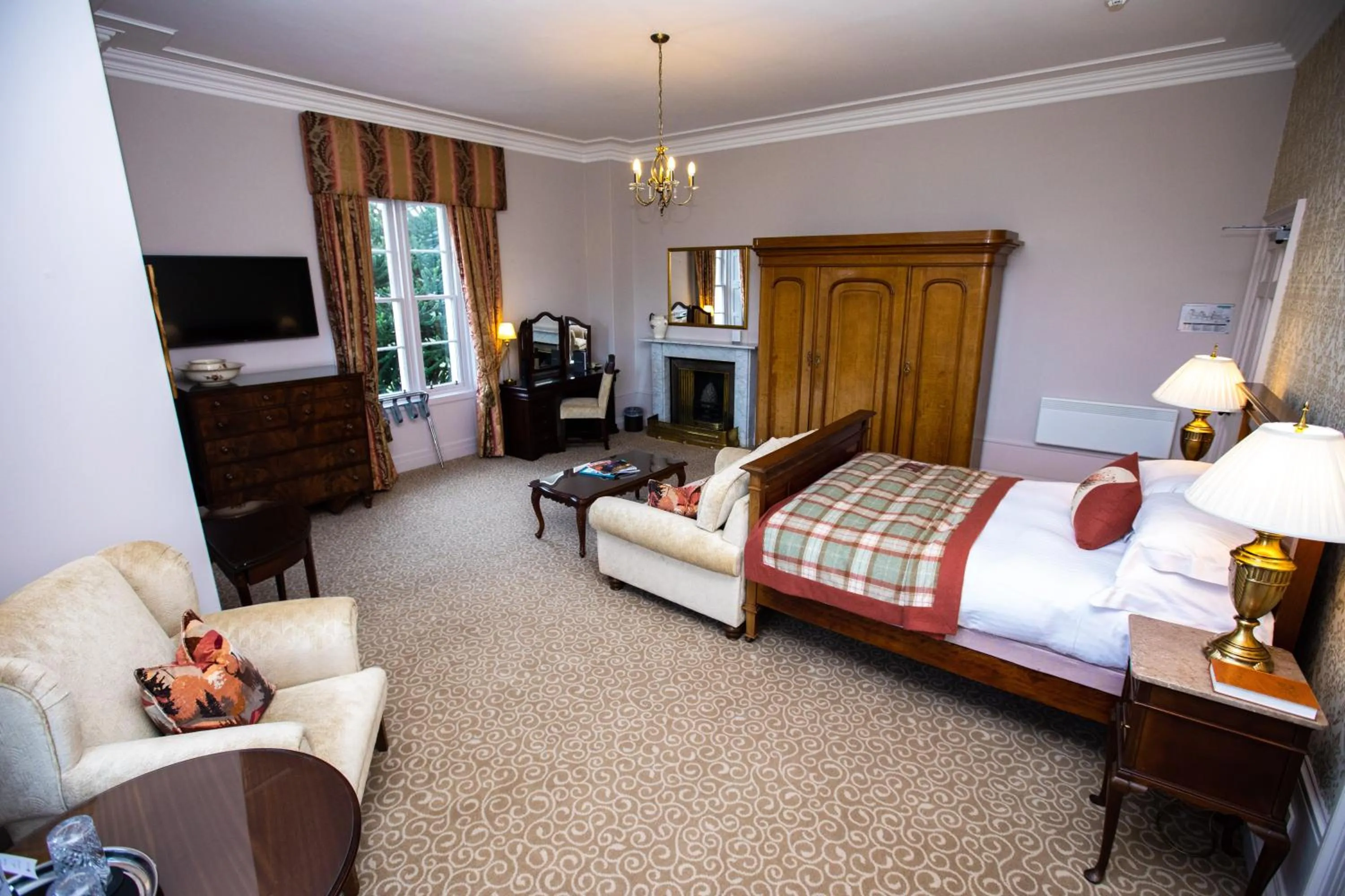 Bed in Macdonald Pittodrie House