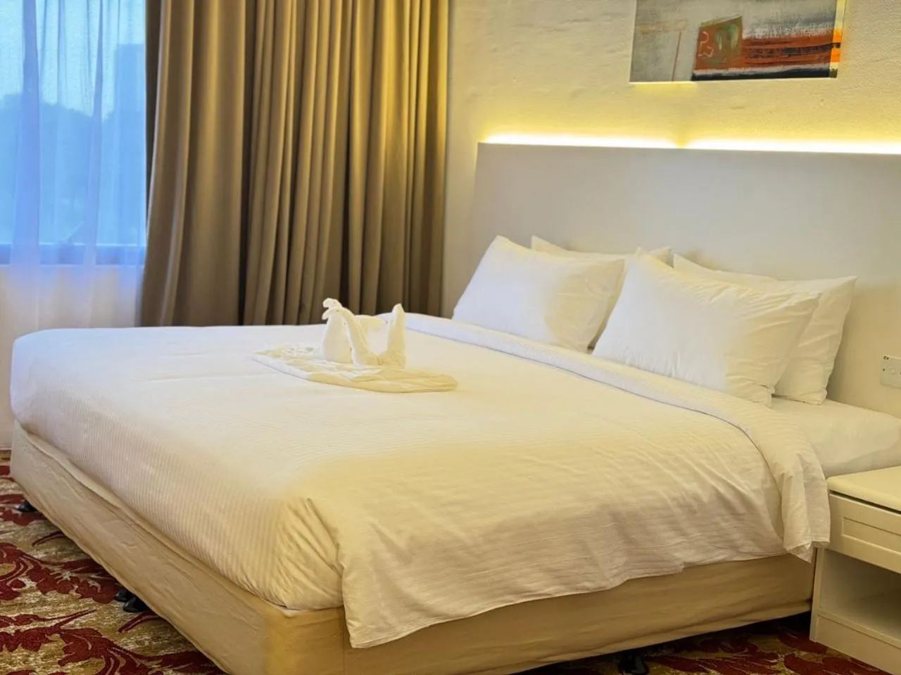 Bed in ROYAL PARK HOTEL @ UNITEN