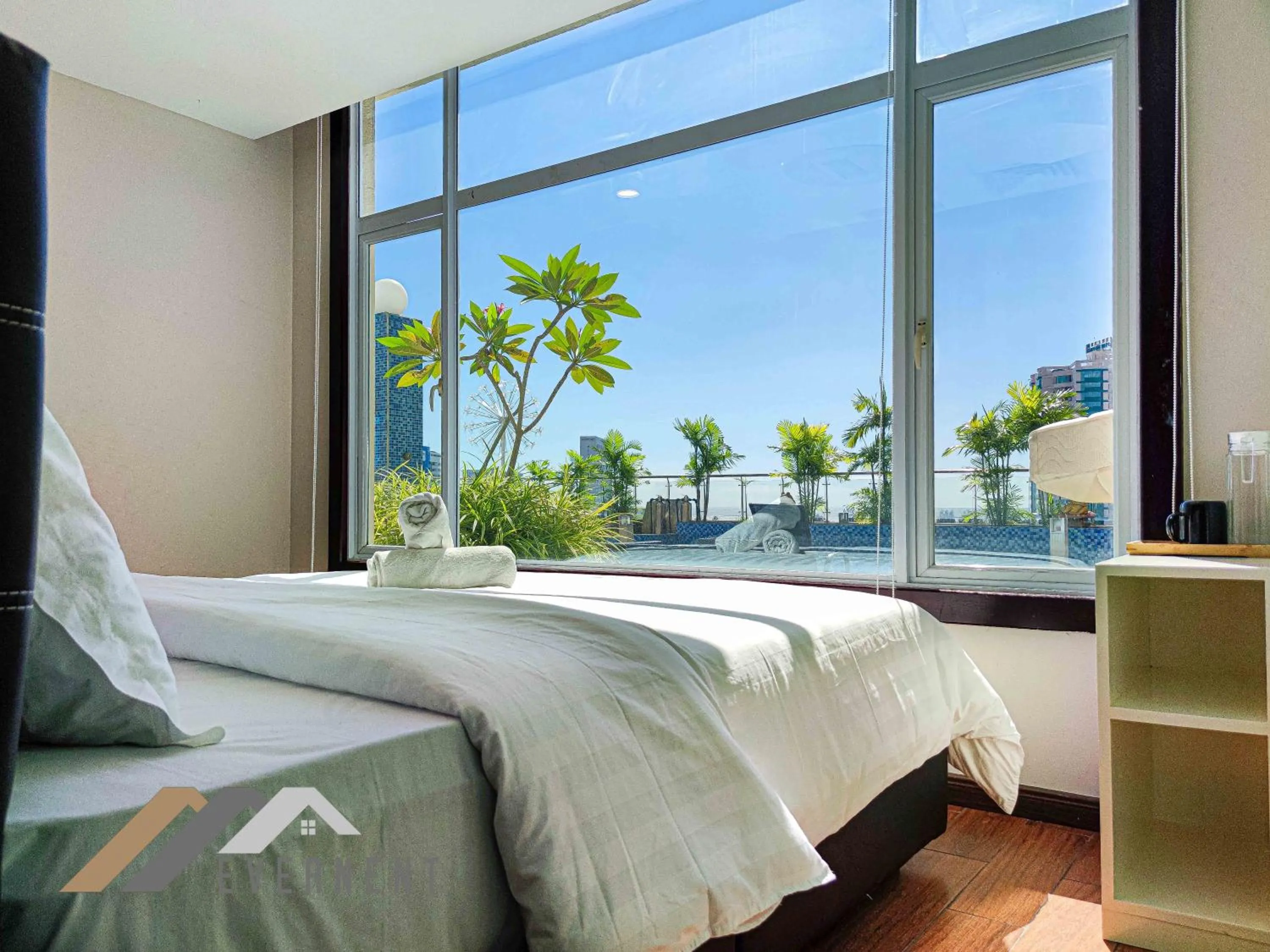 Bedroom, Bed in The Loft Hostel by Evernent