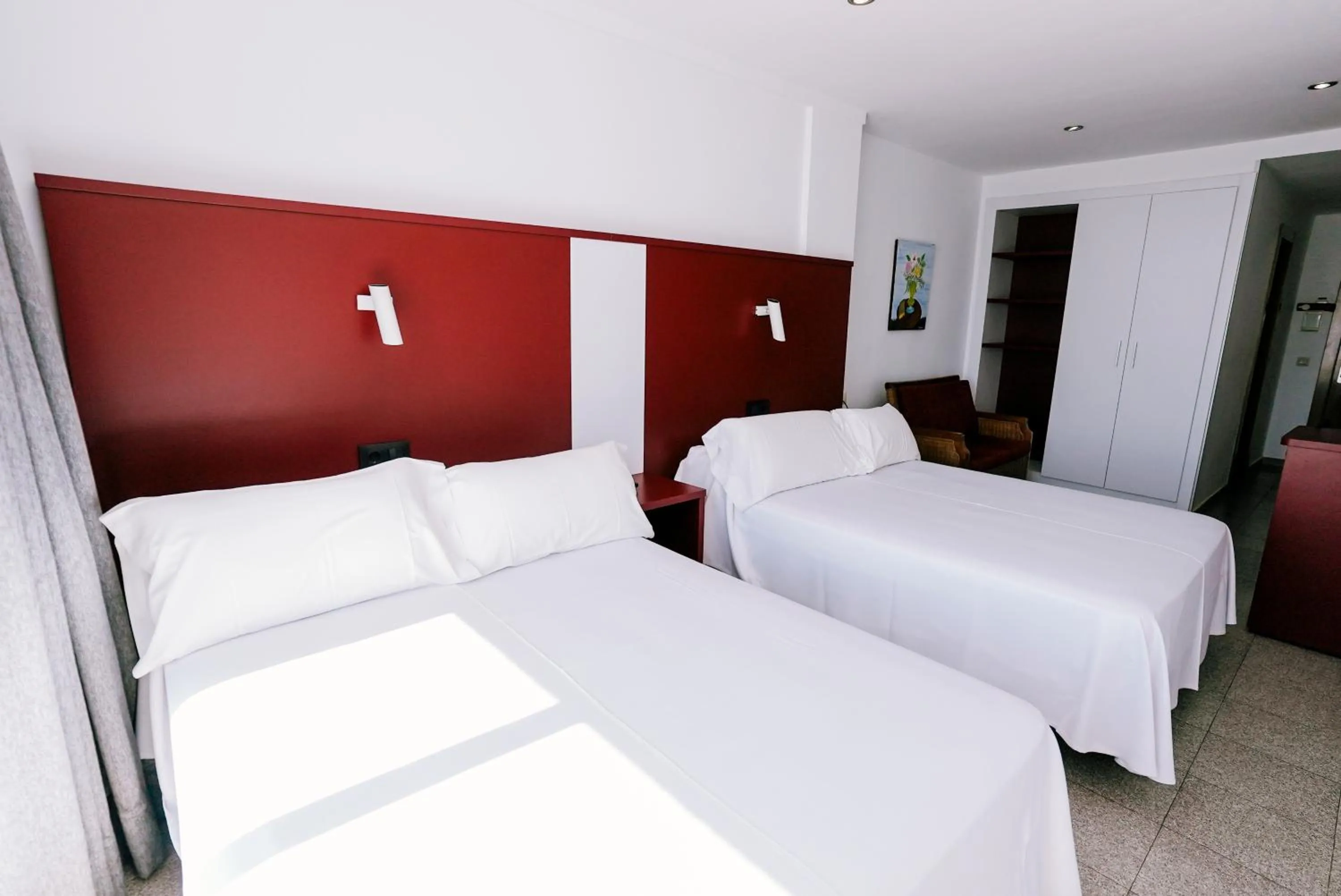 Bed in Hospedium Hotel Continental