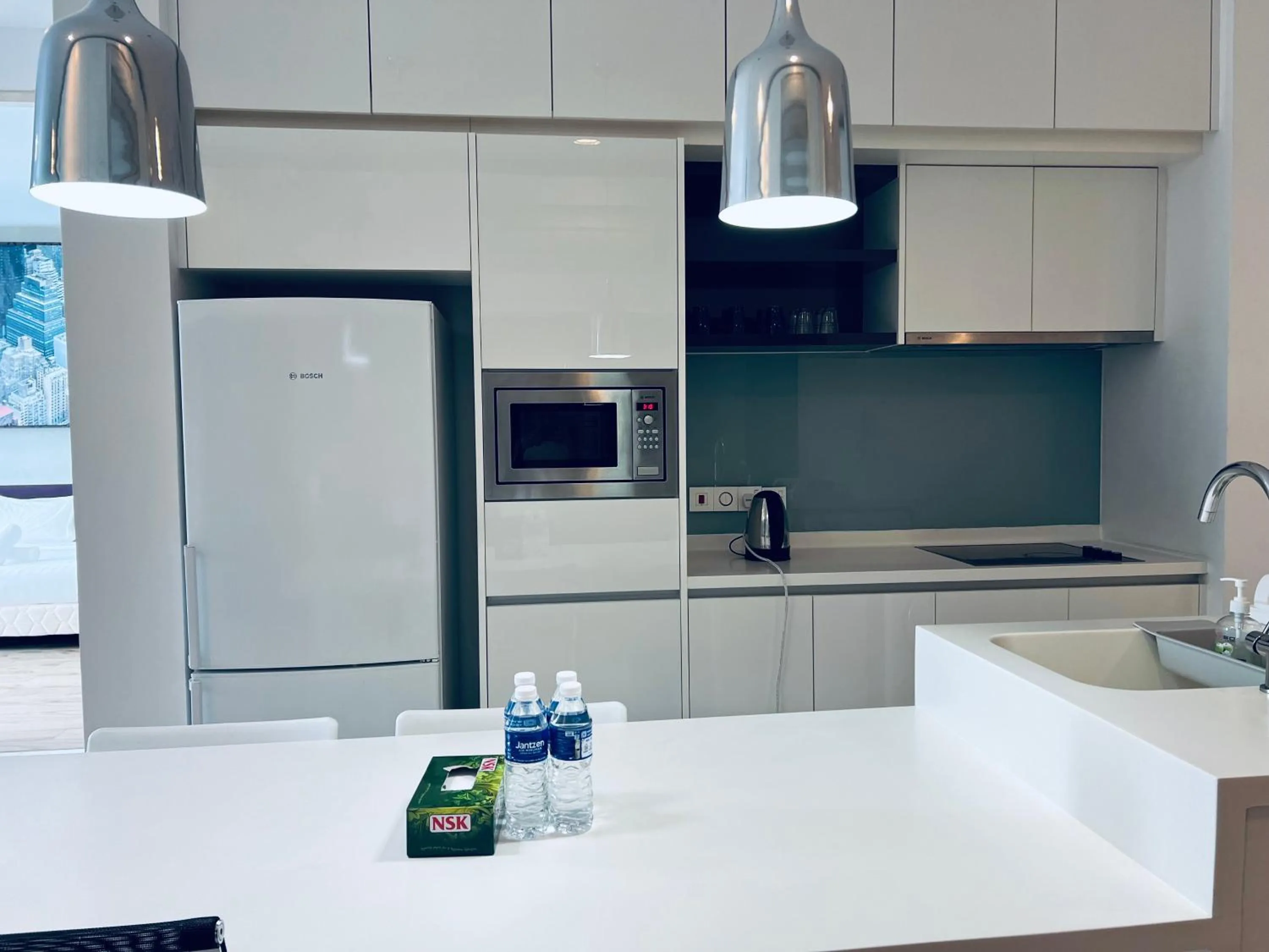 Dining area in Astern Suites at Platinum KLCC