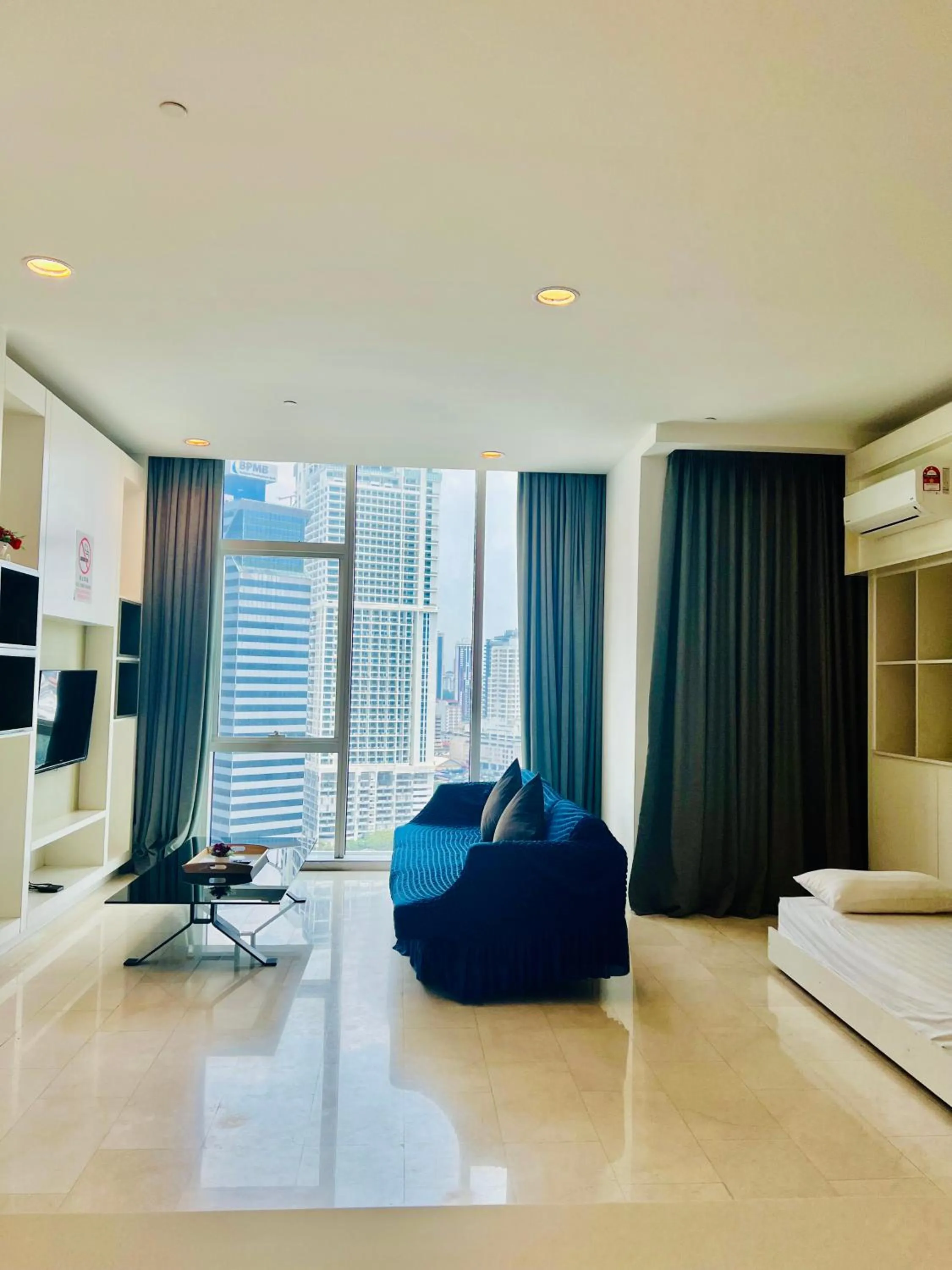 Bed in Astern Suites at Platinum KLCC