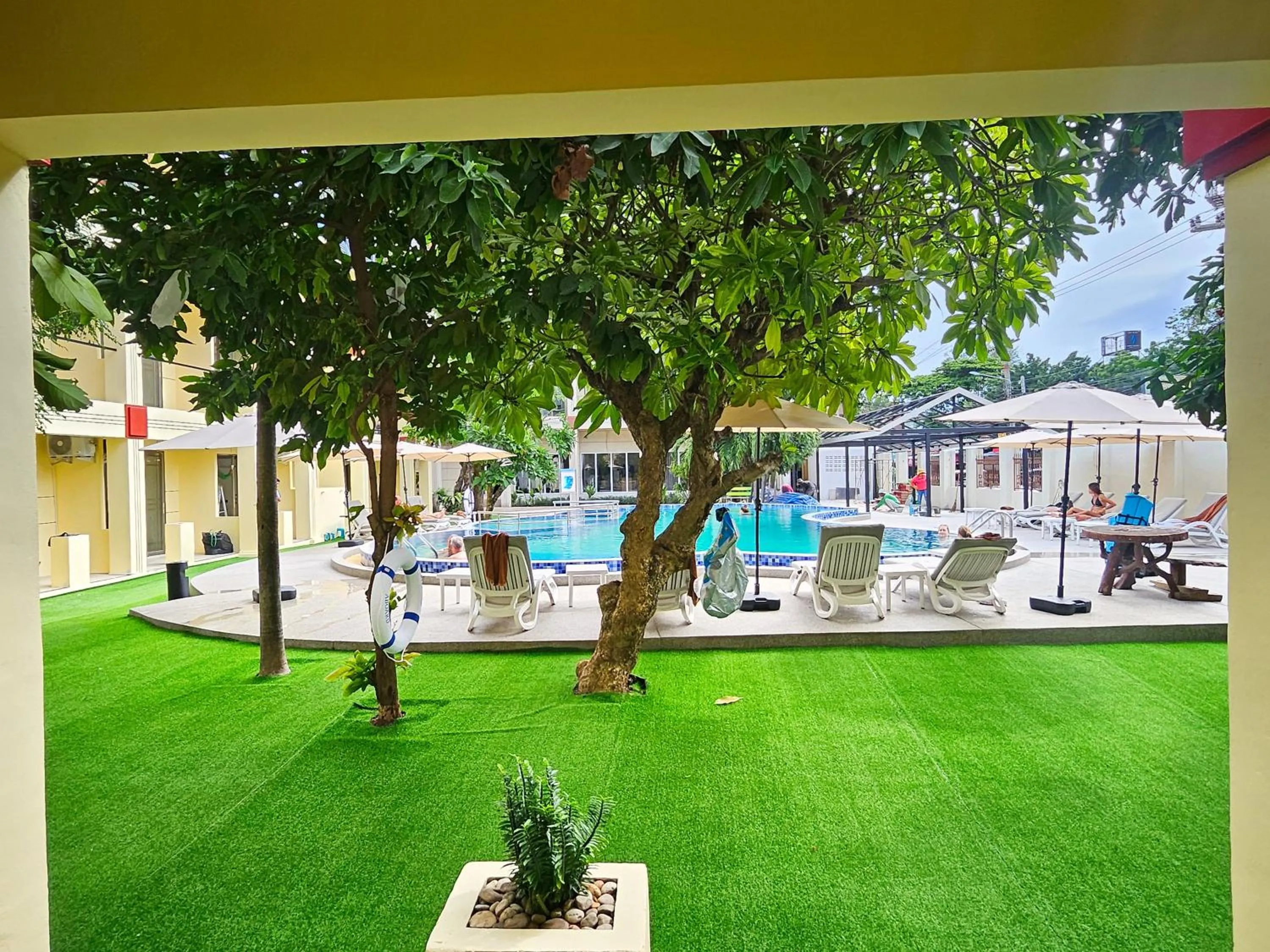 Patio in Mermaid Beach Resort