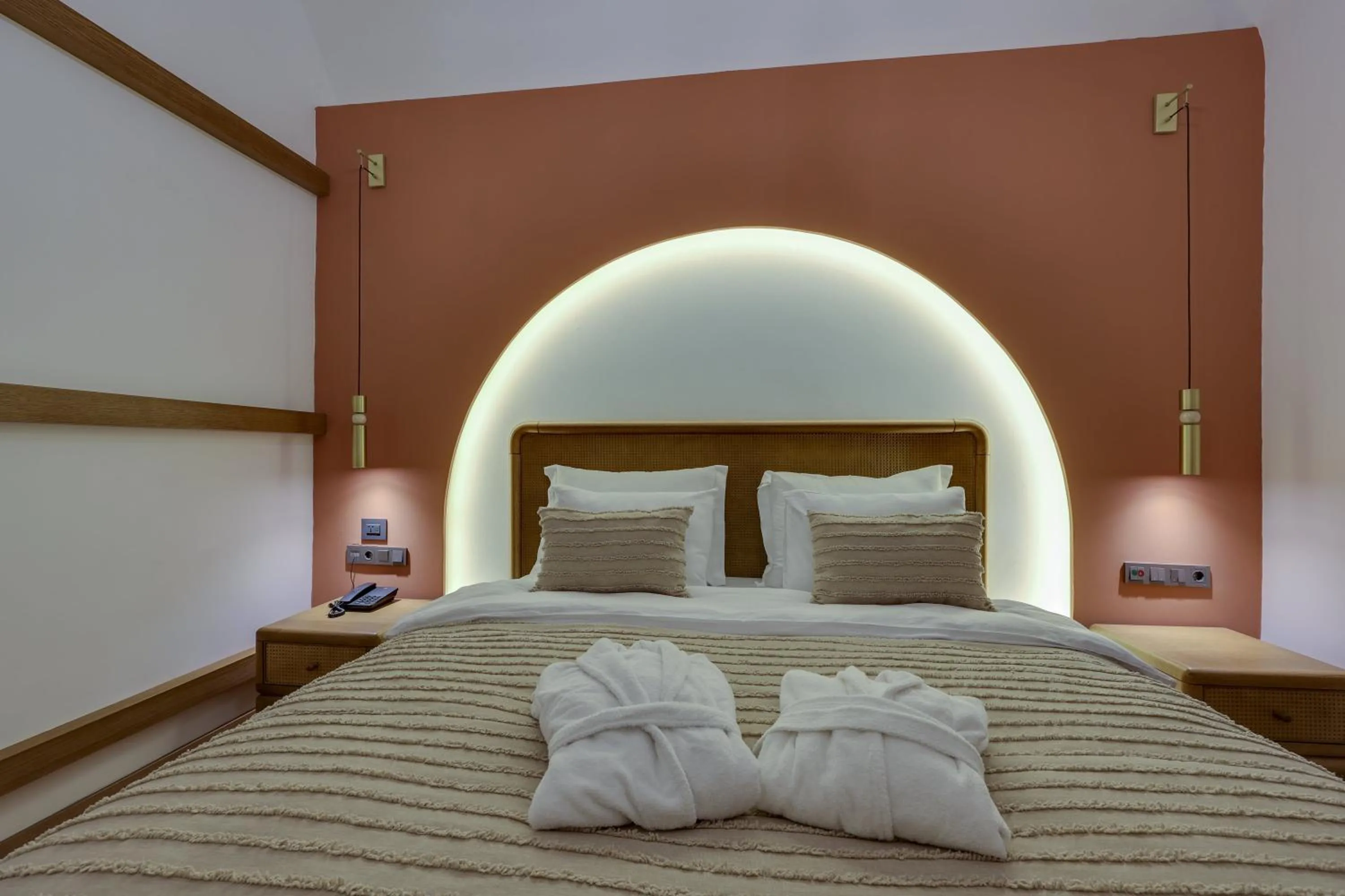 Bed in Silk Road Museum Hotel