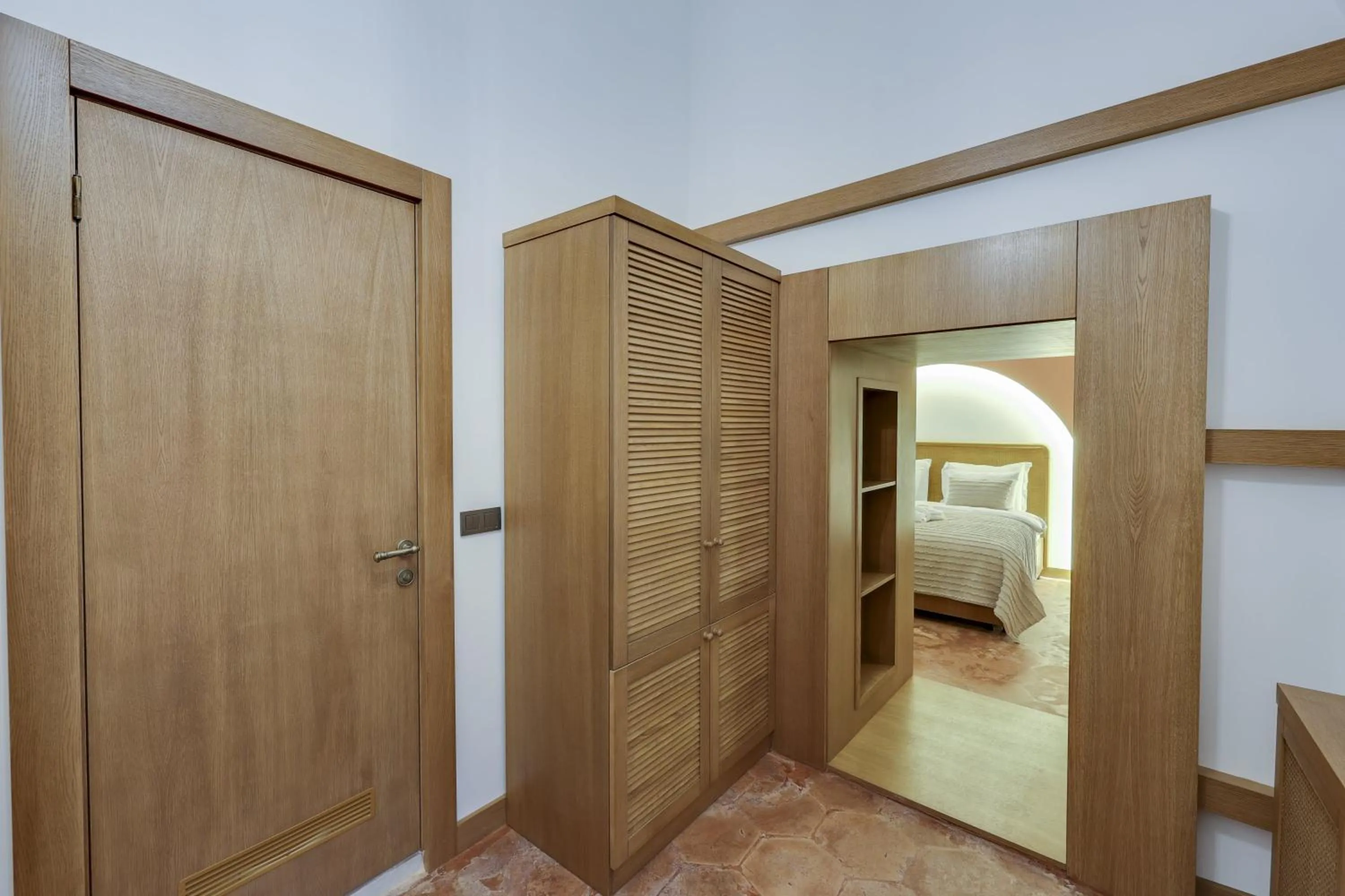 Bed in Silk Road Museum Hotel