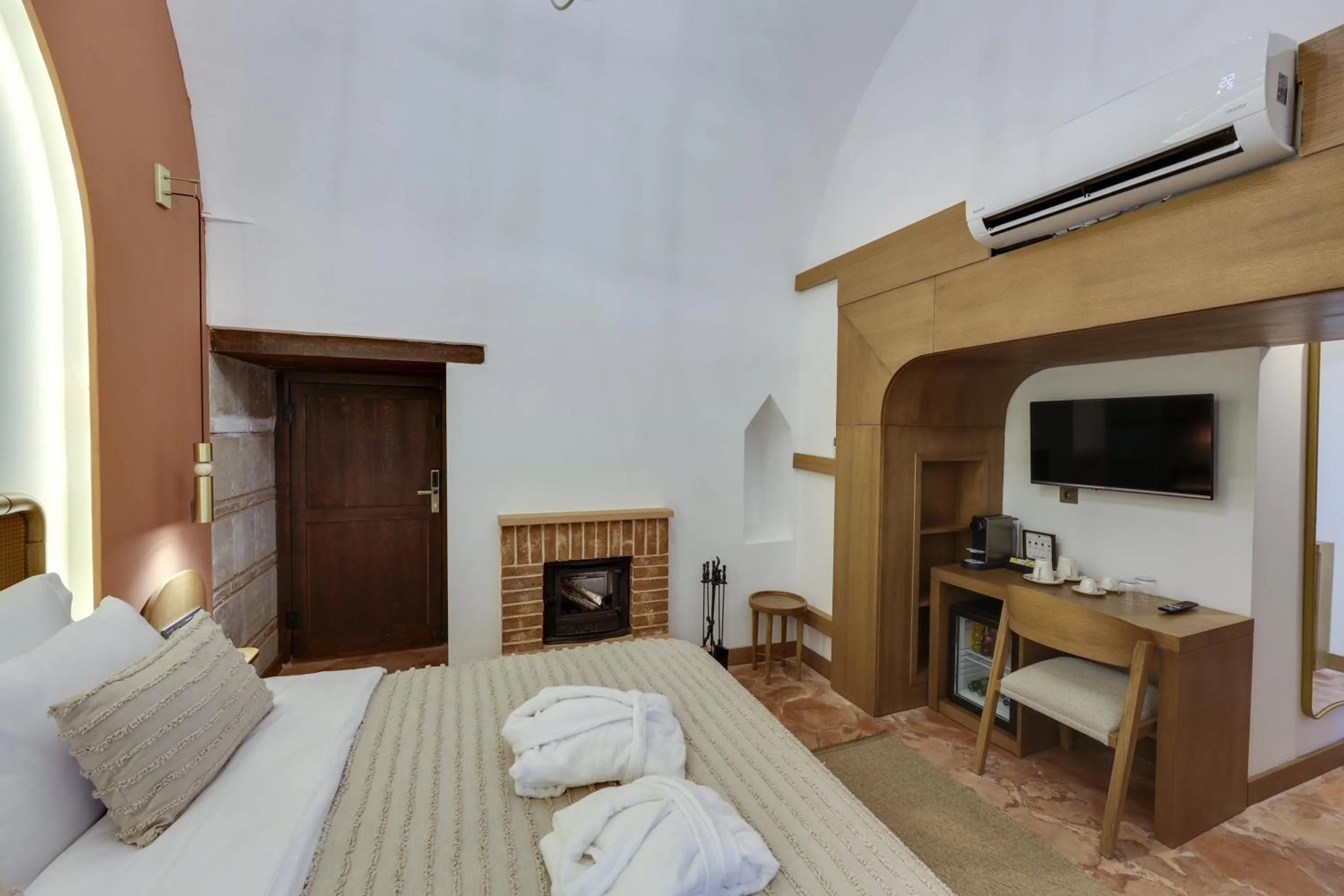 Bed in Silk Road Museum Hotel