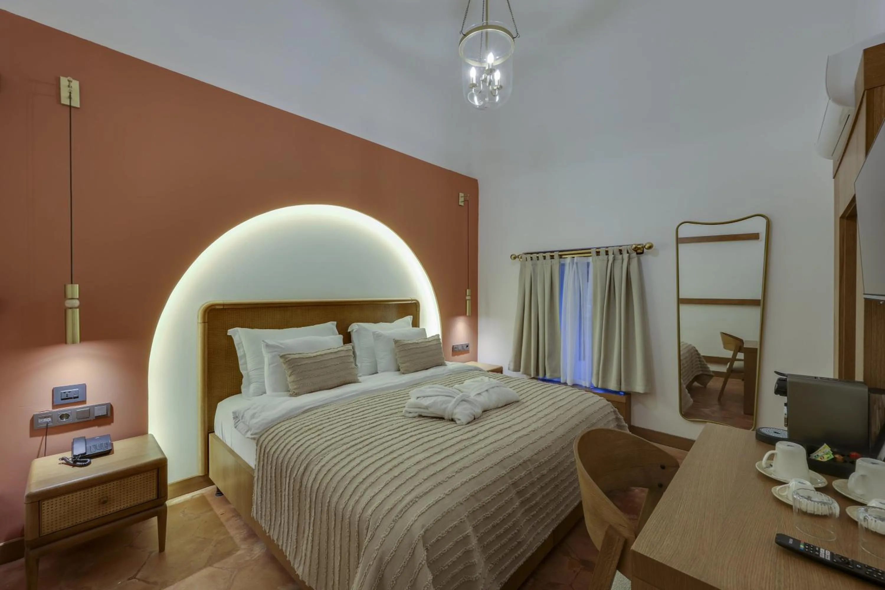 Bed in Silk Road Museum Hotel