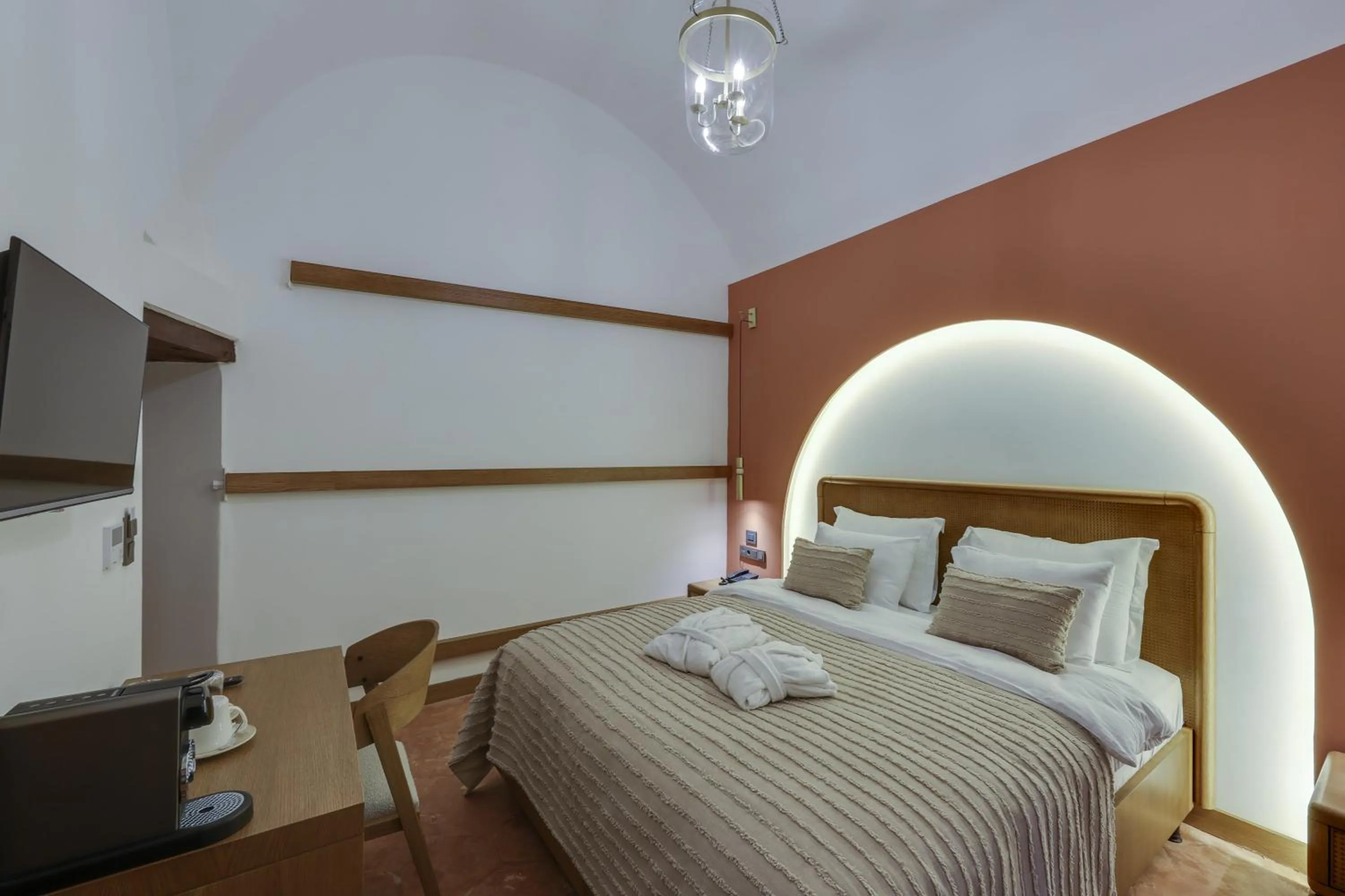 Bed in Silk Road Museum Hotel