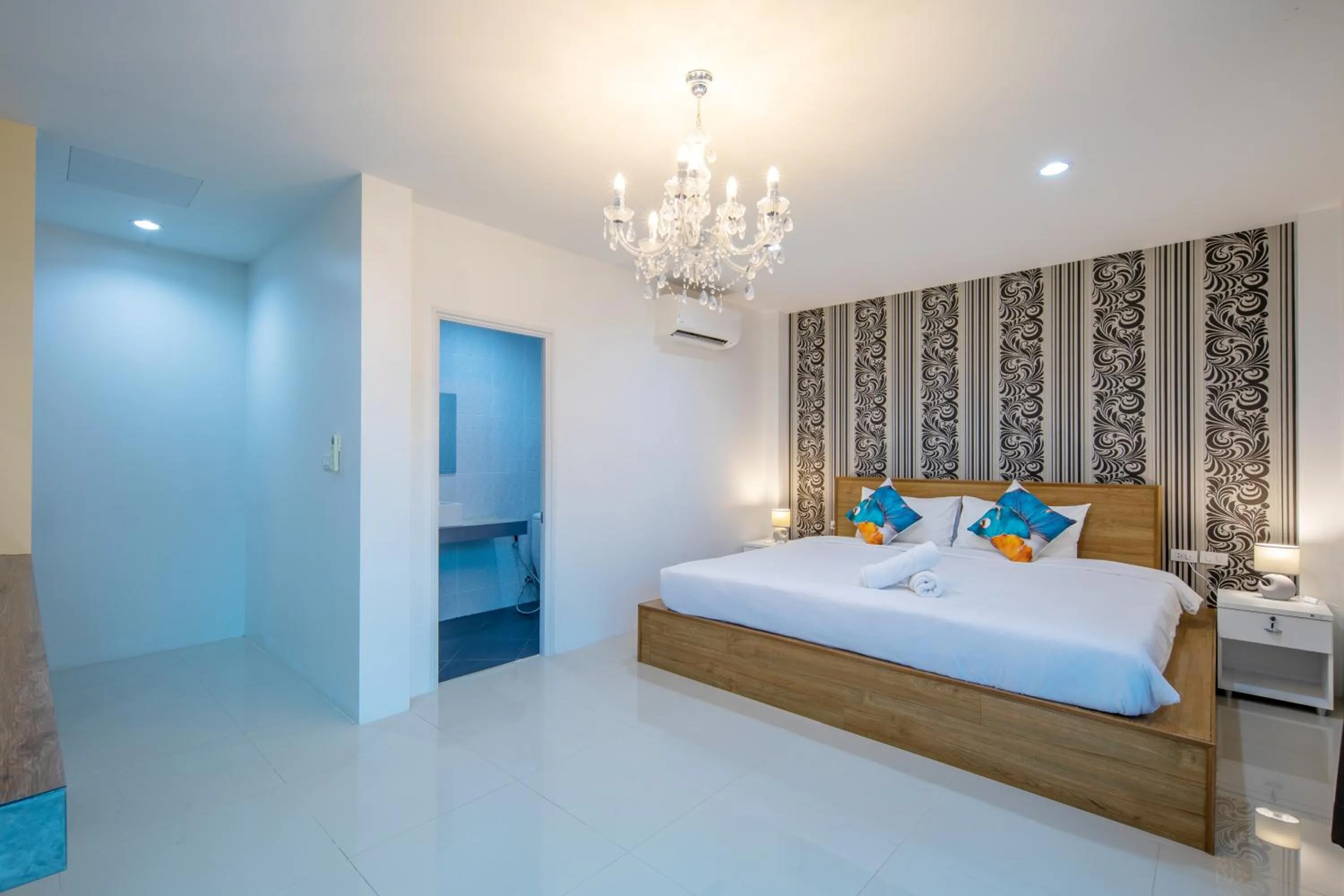 Bed in Chanakarn Pool Access Rawai