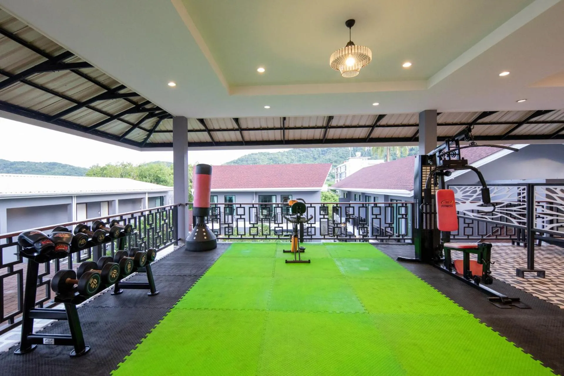 Fitness centre/facilities in Chanakarn Pool Access Rawai