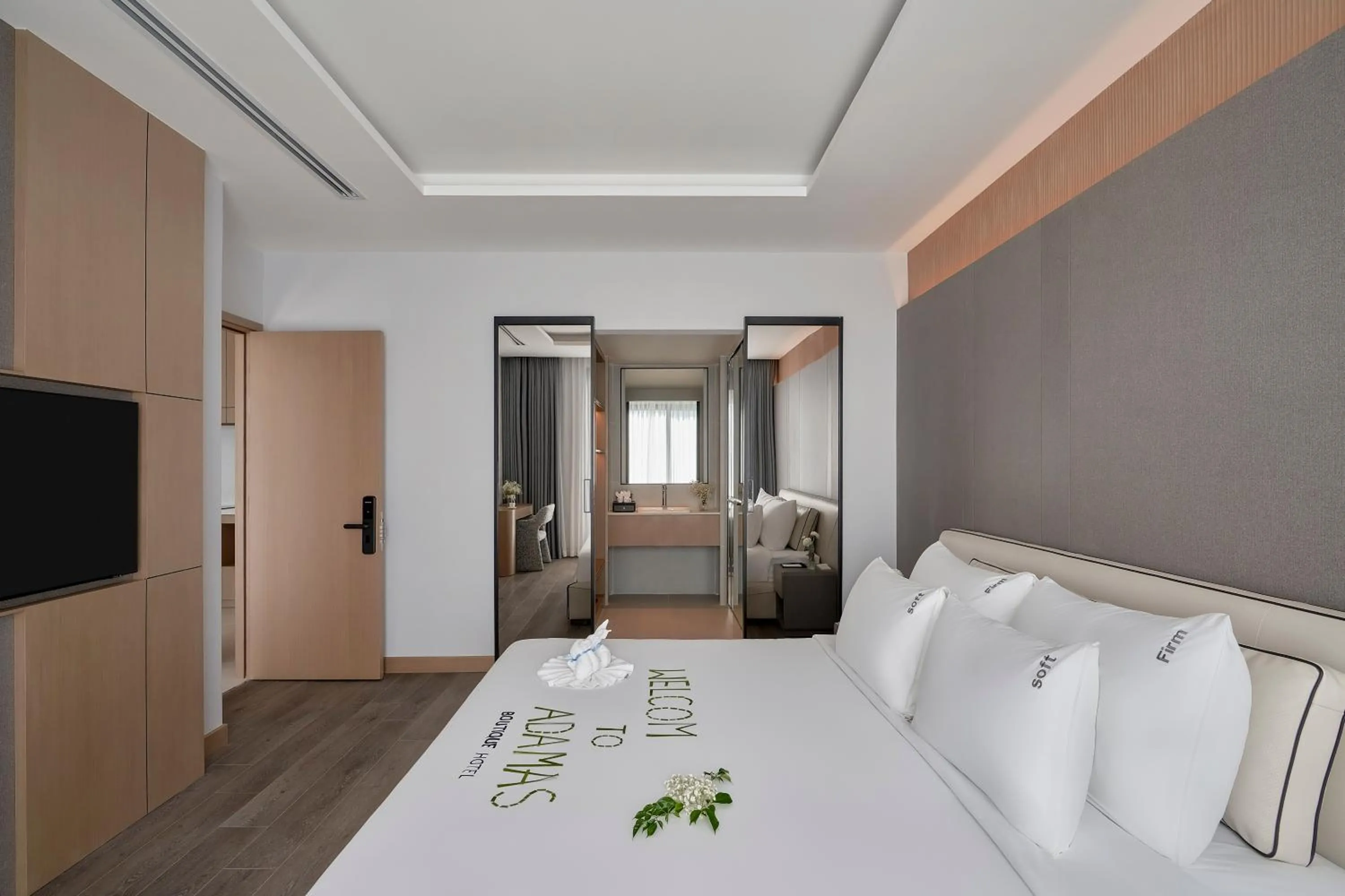 Bed in Adamas Boutique Hotel Nha Trang