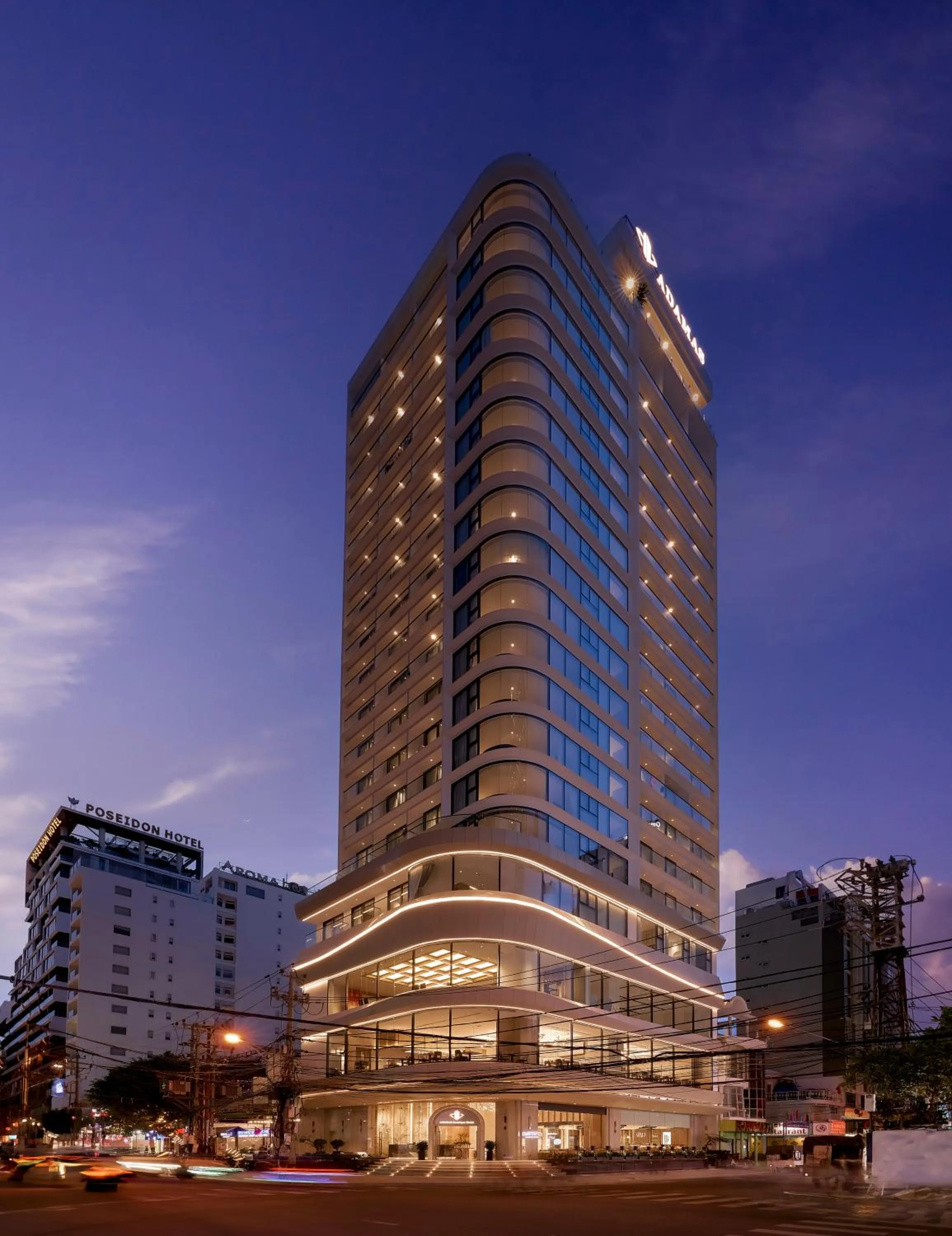 Property building in Adamas Boutique Hotel Nha Trang