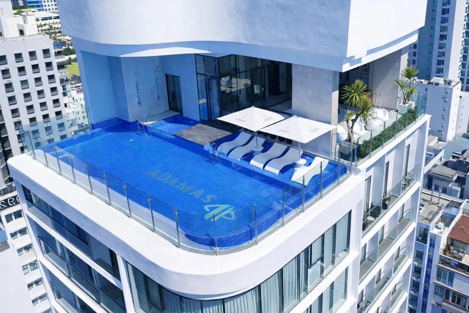 Swimming pool in Adamas Boutique Hotel Nha Trang