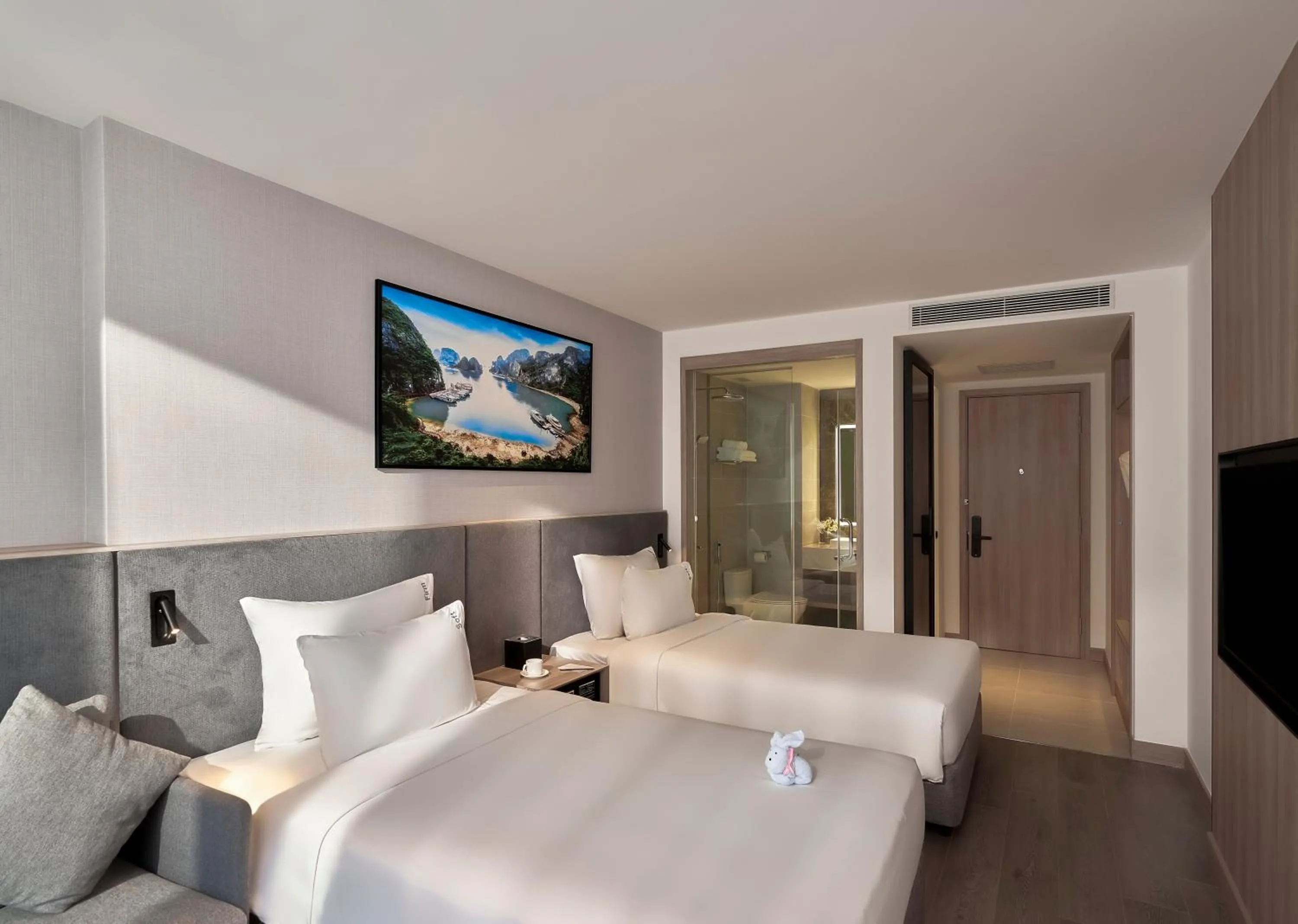 Bed in Adamas Boutique Hotel Nha Trang