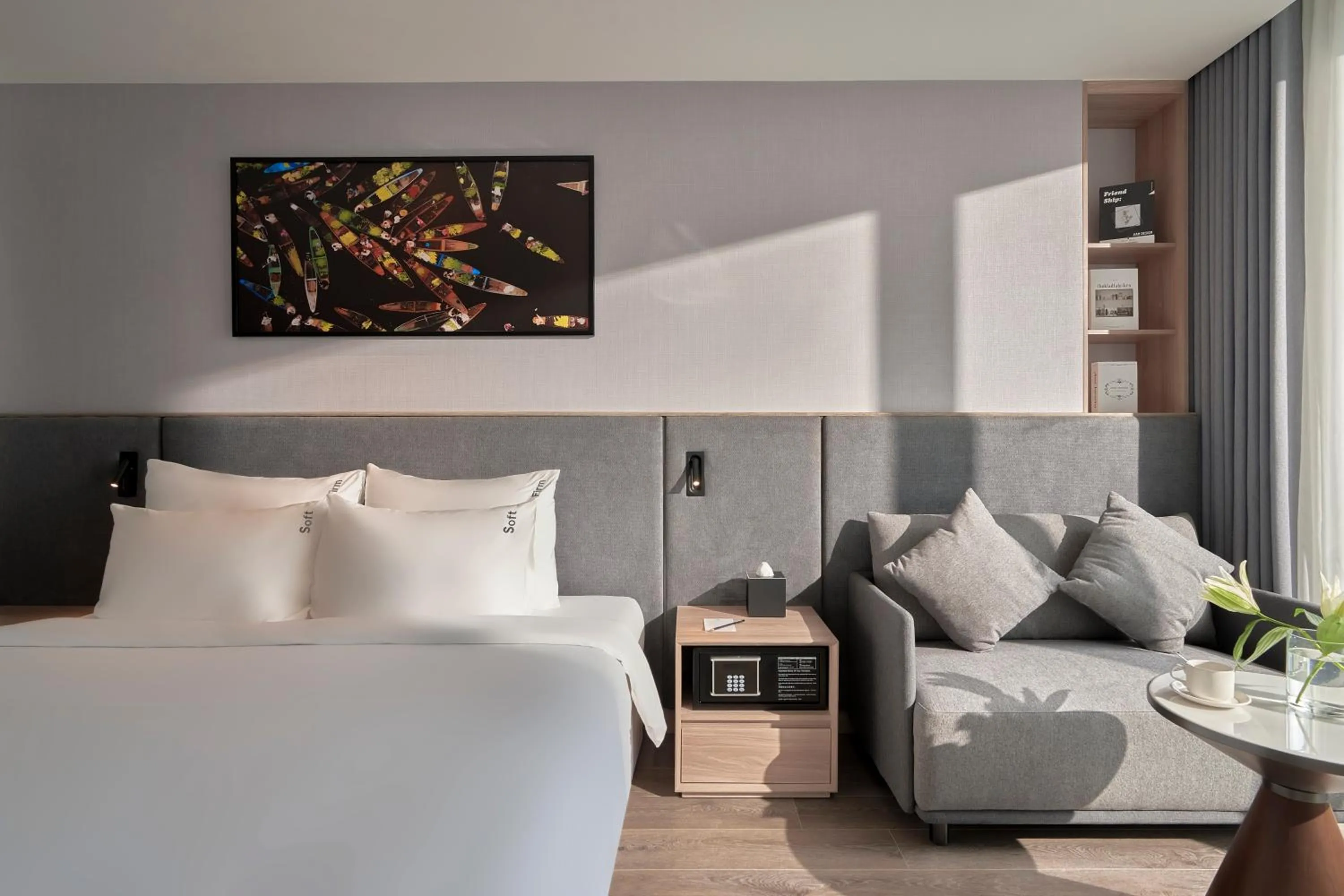 Bed in Adamas Boutique Hotel Nha Trang