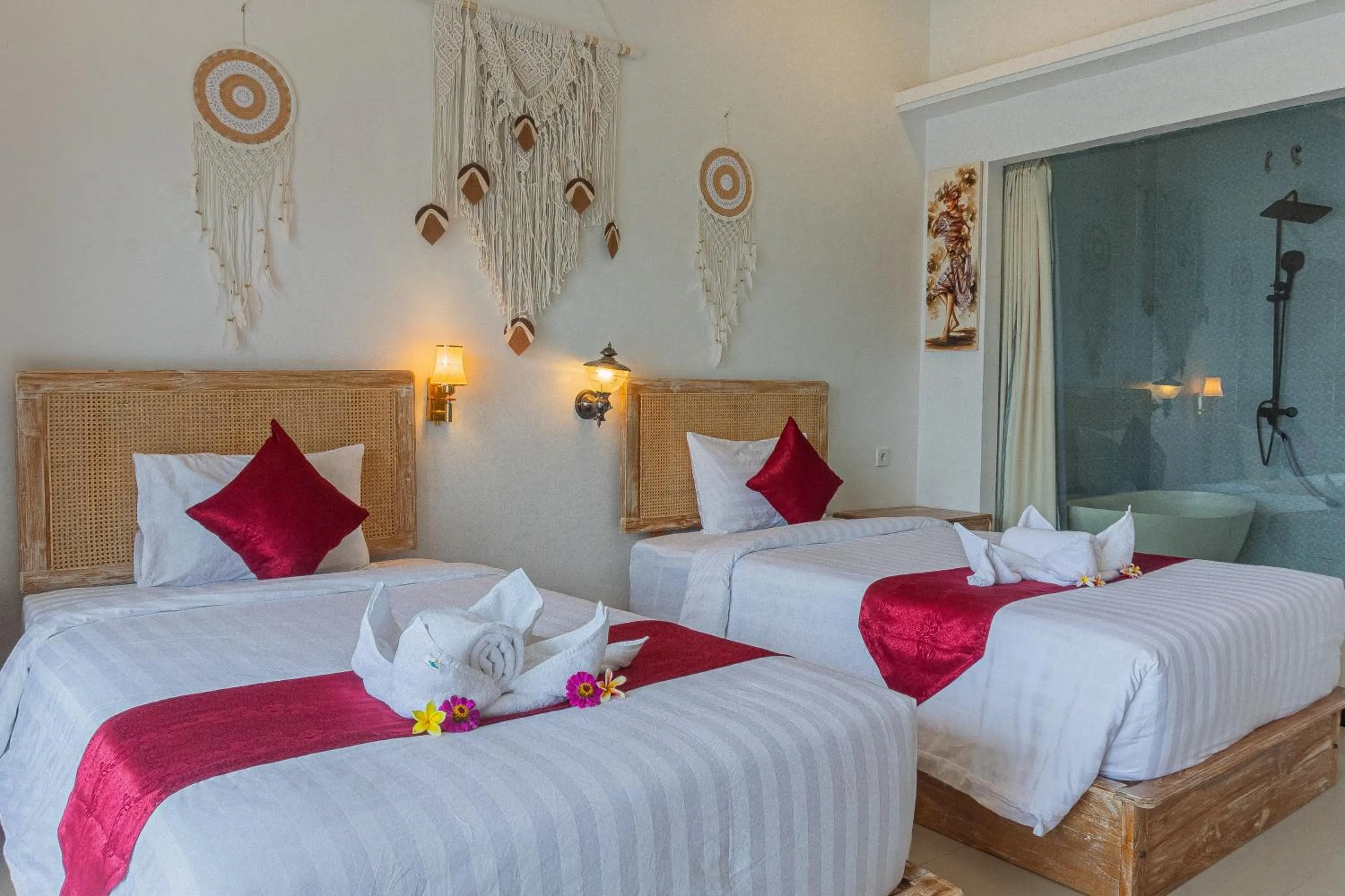 Bed in D'Arya Sea View