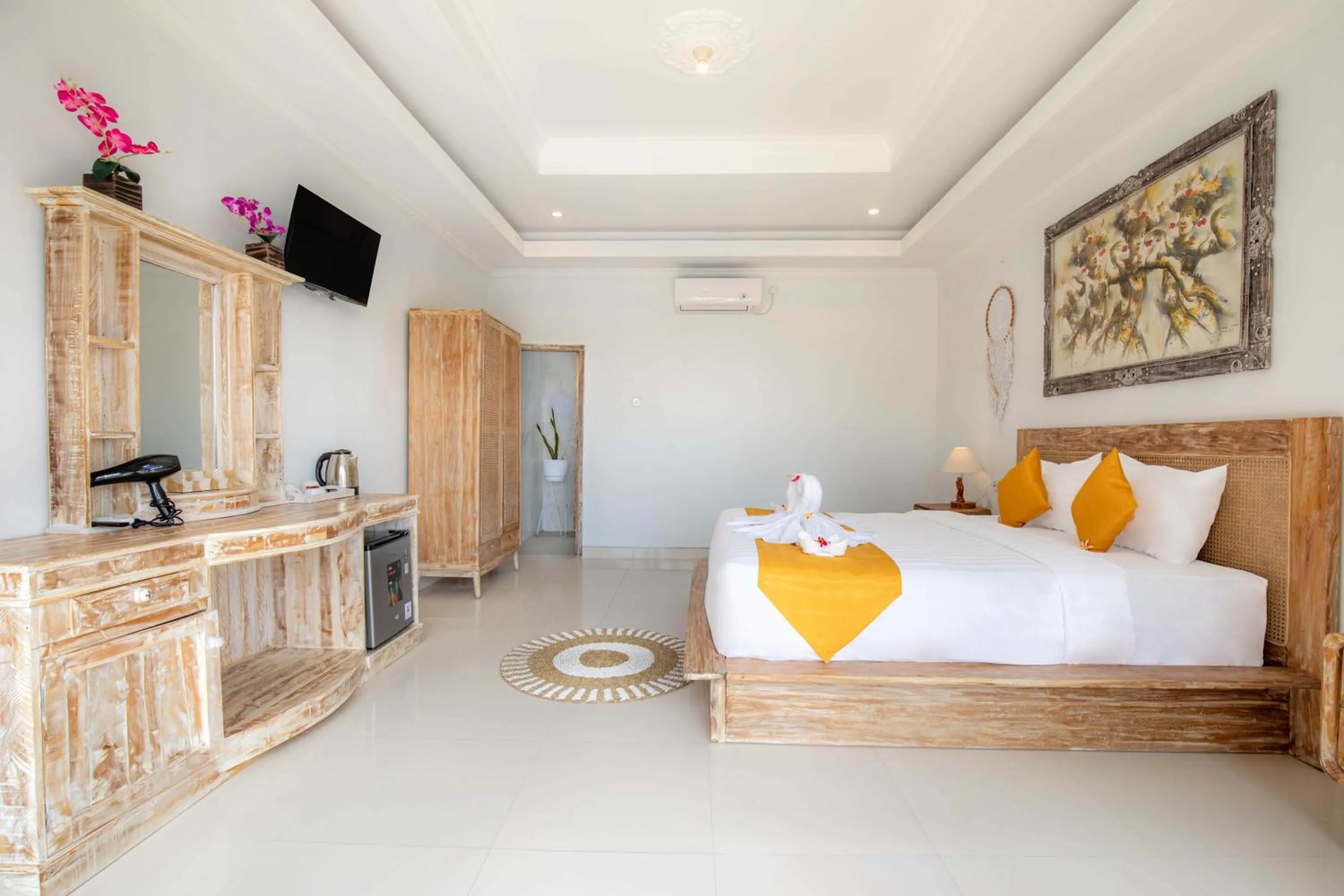 Bed in D'Arya Sea View