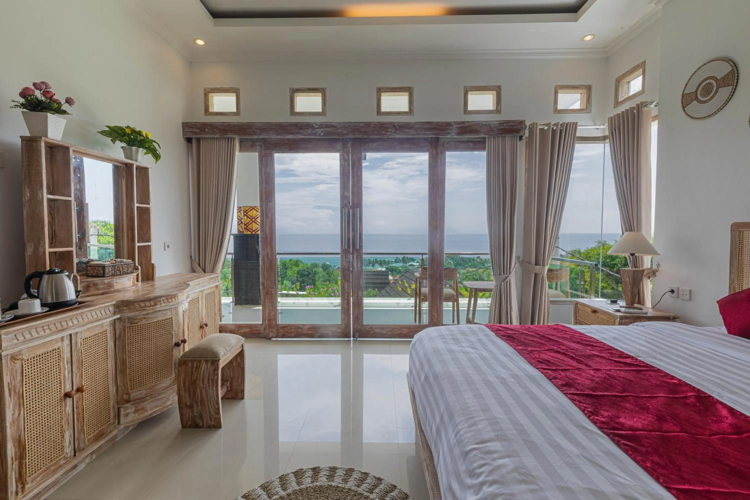 Bed in D'Arya Sea View