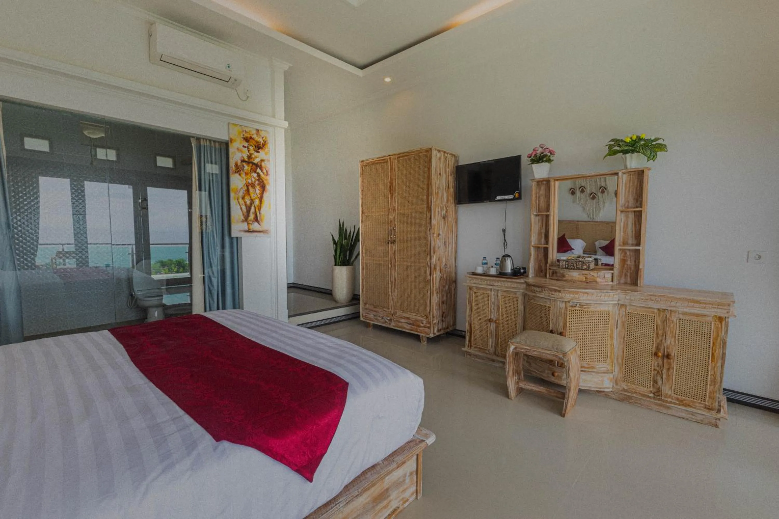 Bed in D'Arya Sea View
