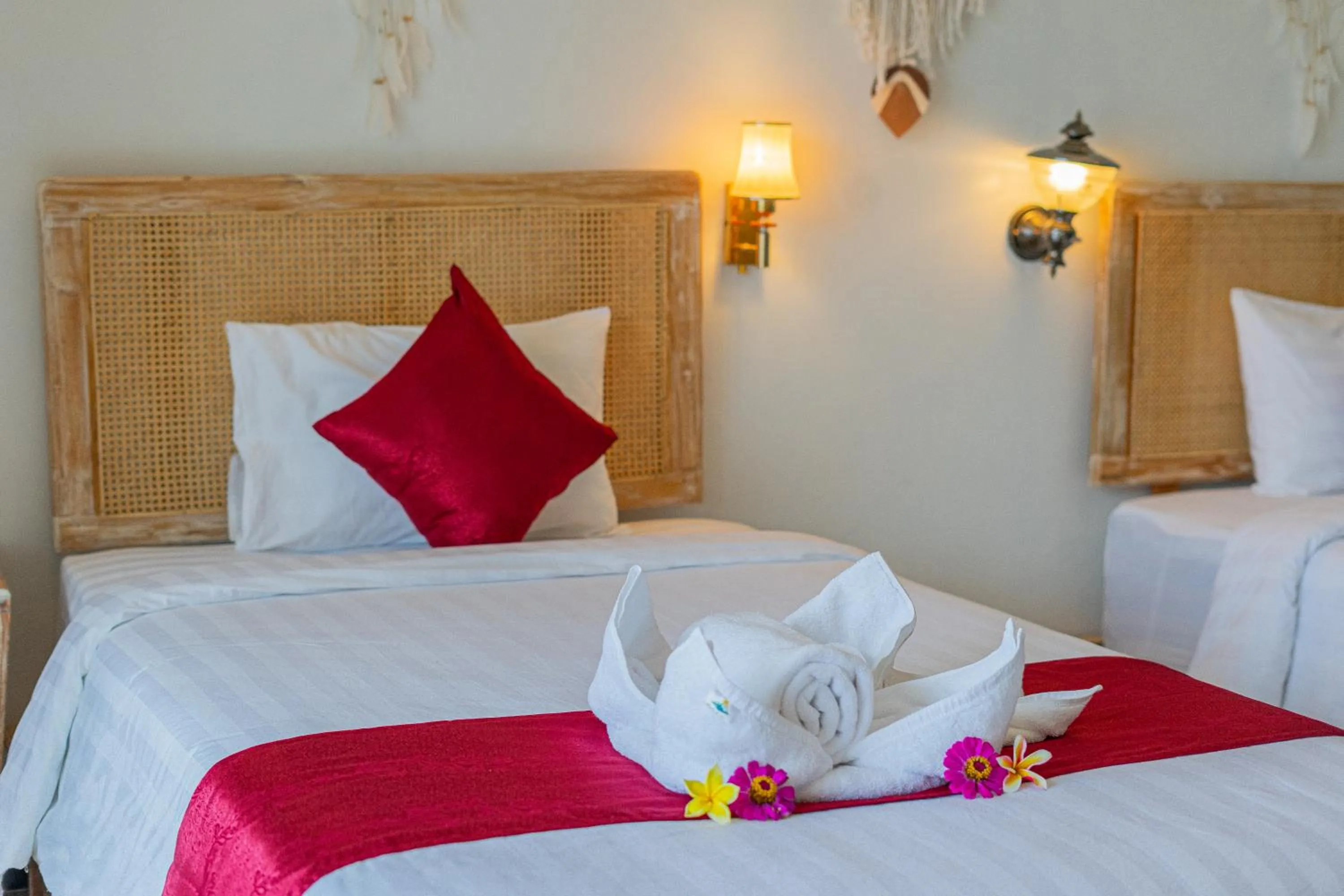 Bed in D'Arya Sea View