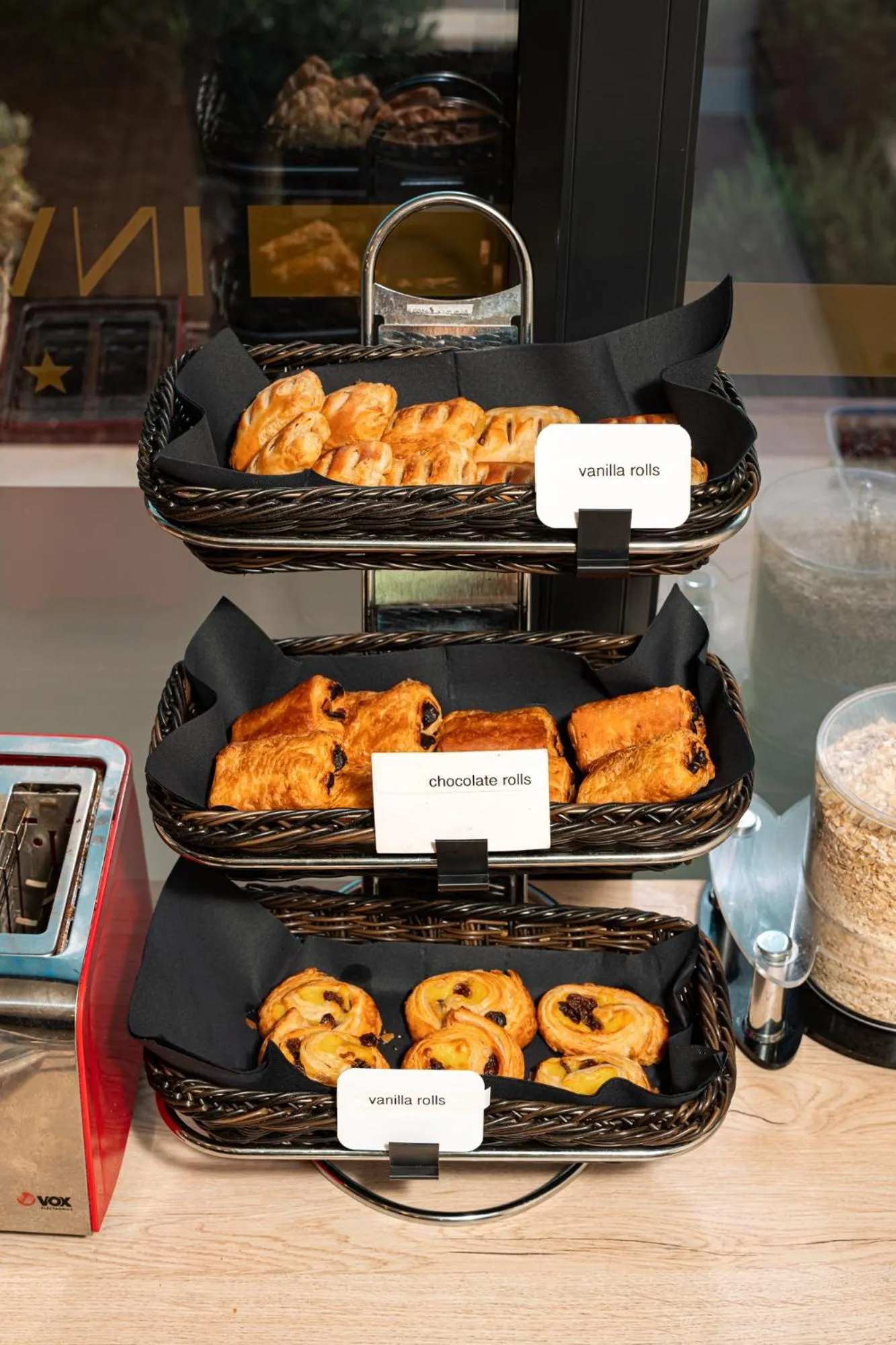 Buffet breakfast in Invictus Hotel