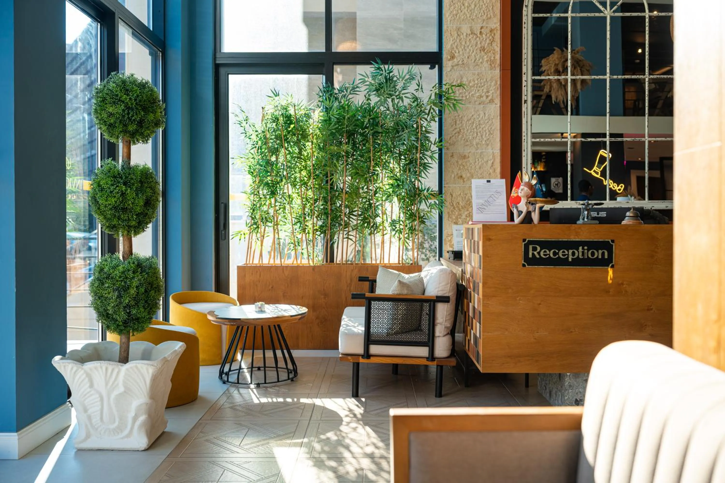 Lobby or reception in Invictus Hotel