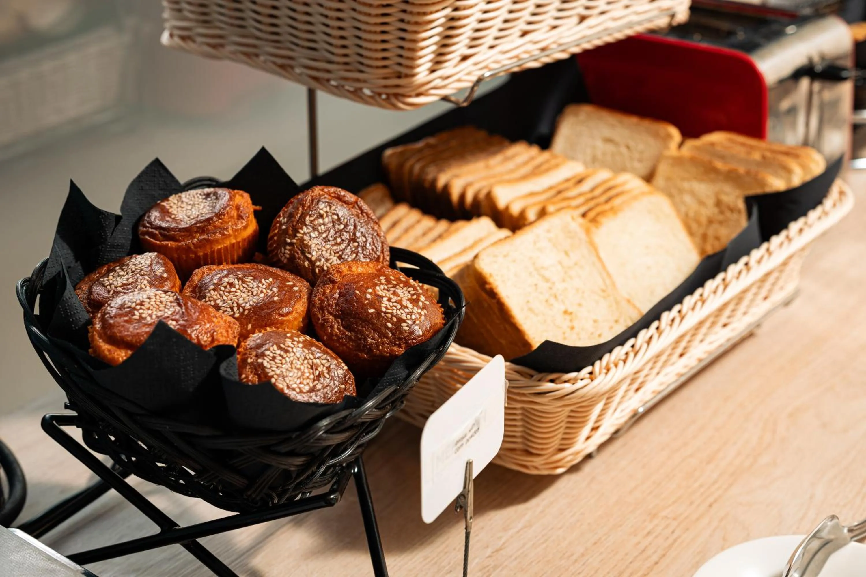 Buffet breakfast in Invictus Hotel