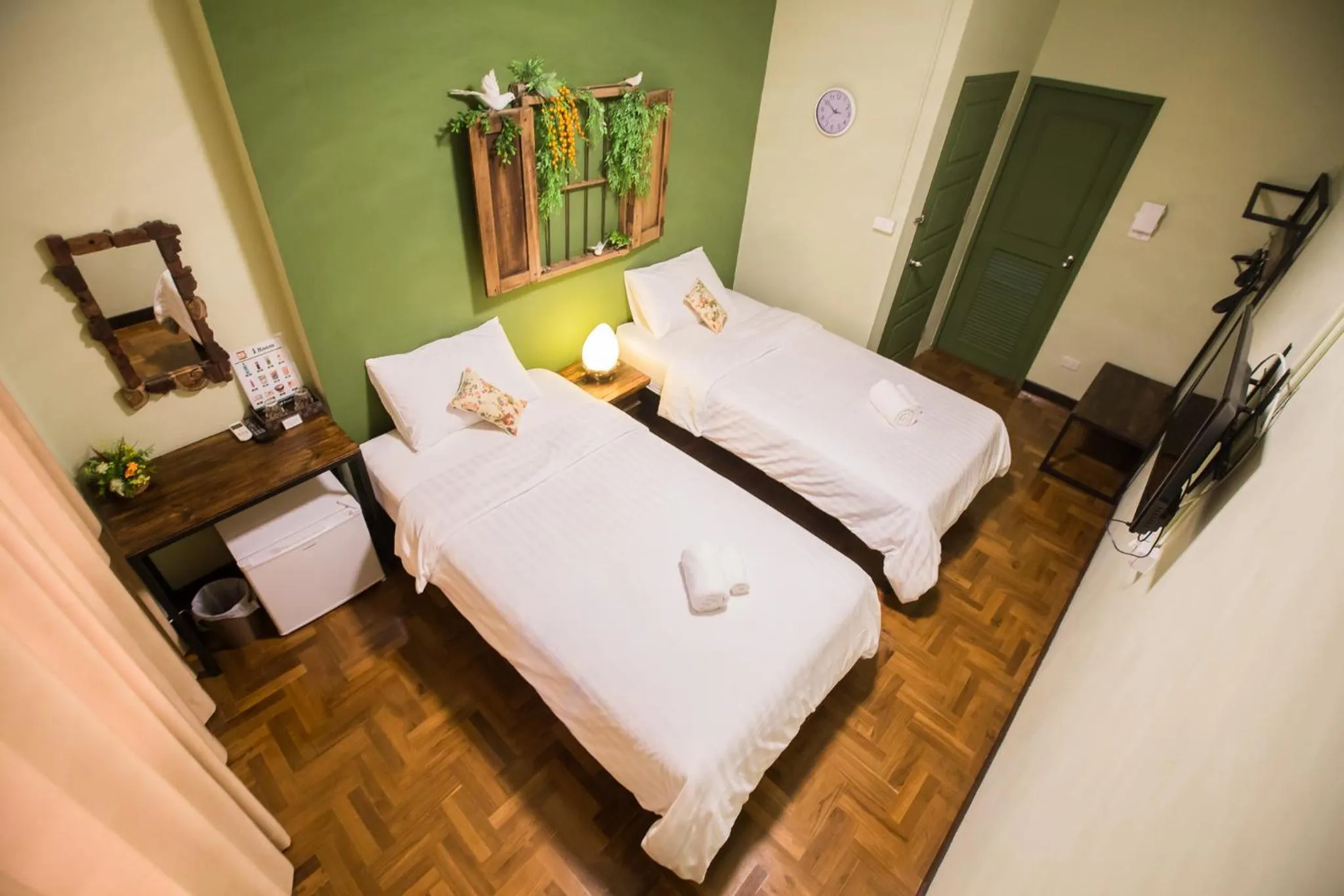 Bedroom, Bed in Iroom Boutique House