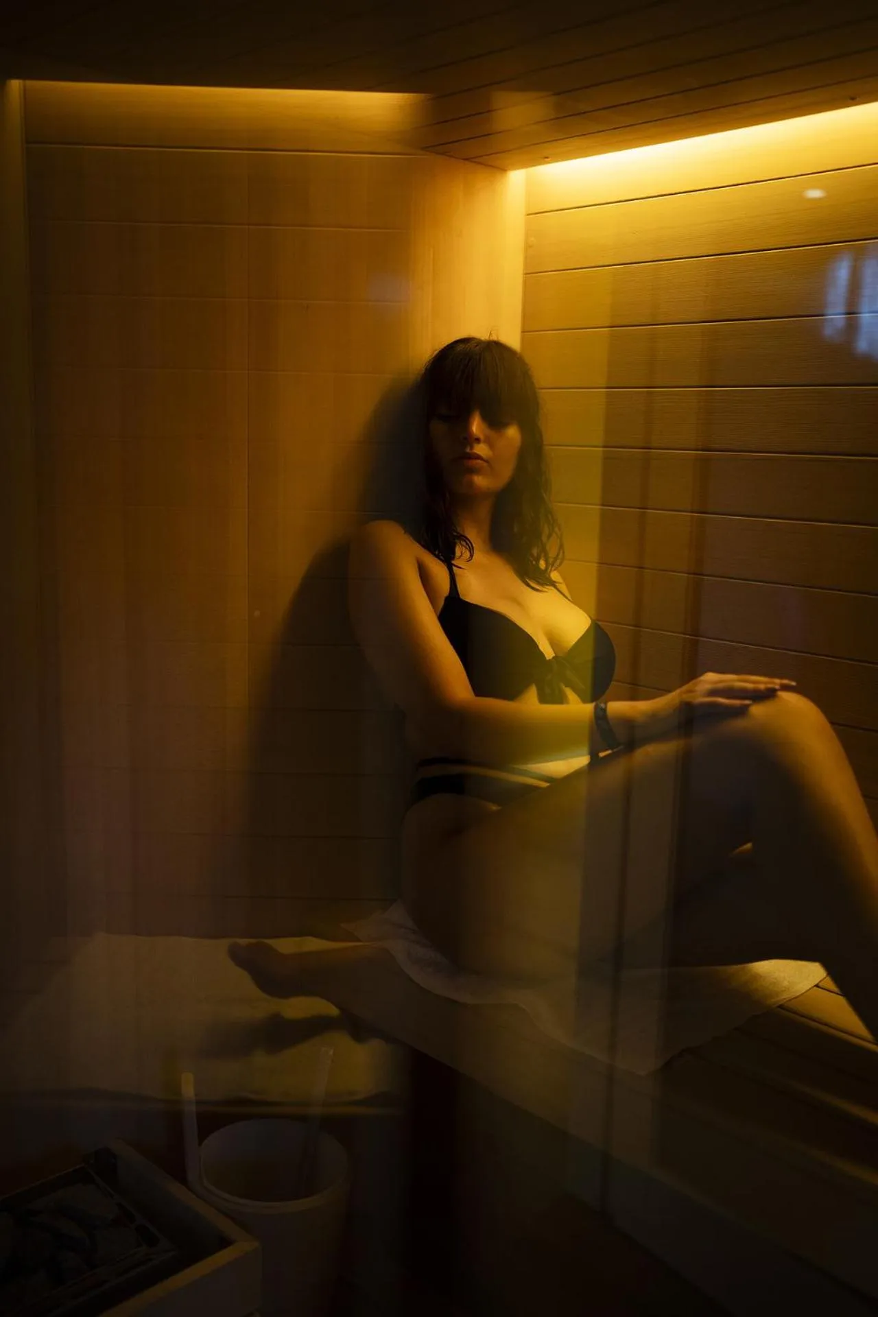 Steam room in Hotel Ristorante Le Rose