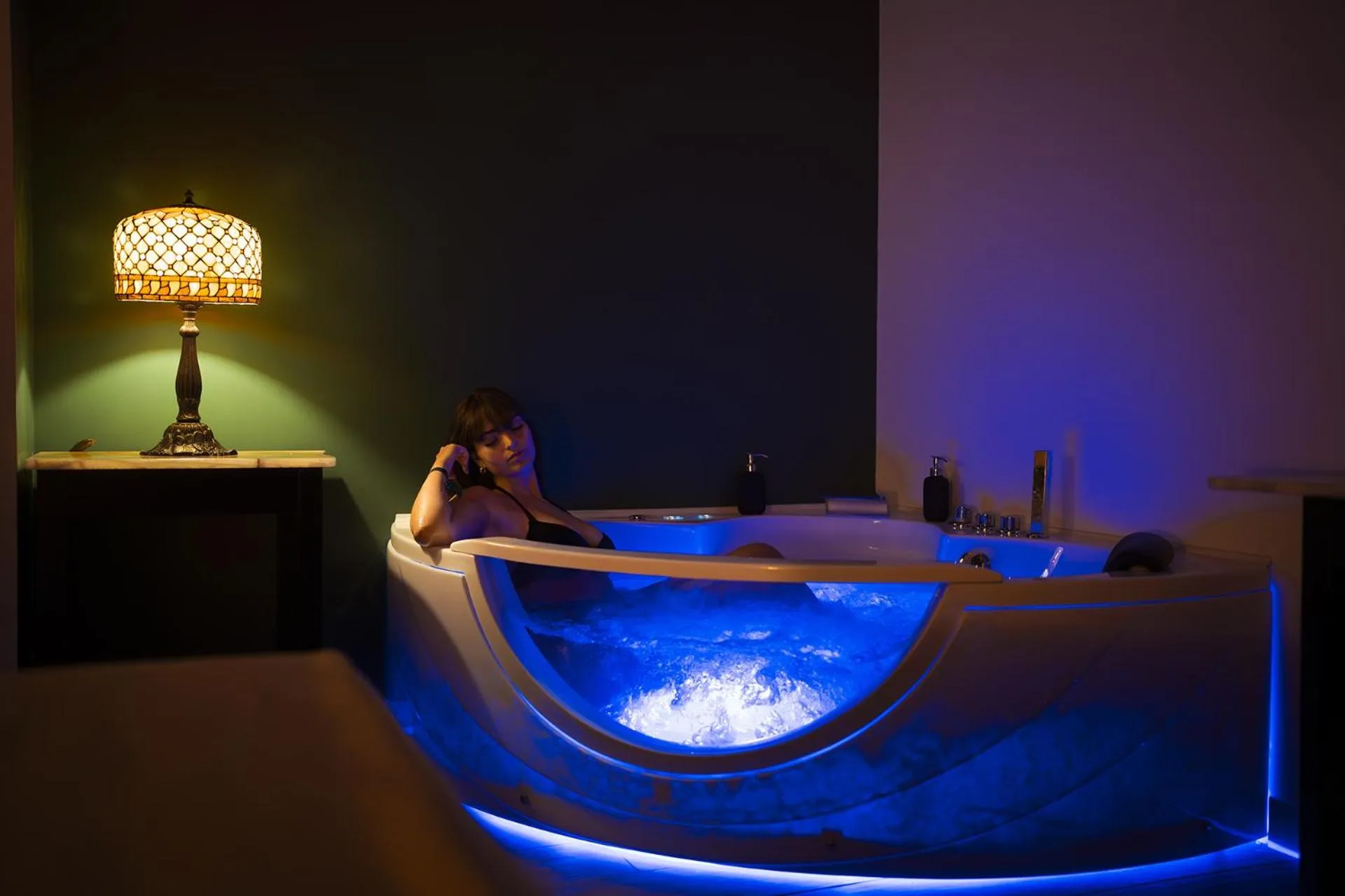 Hot Tub in Hotel Ristorante Le Rose