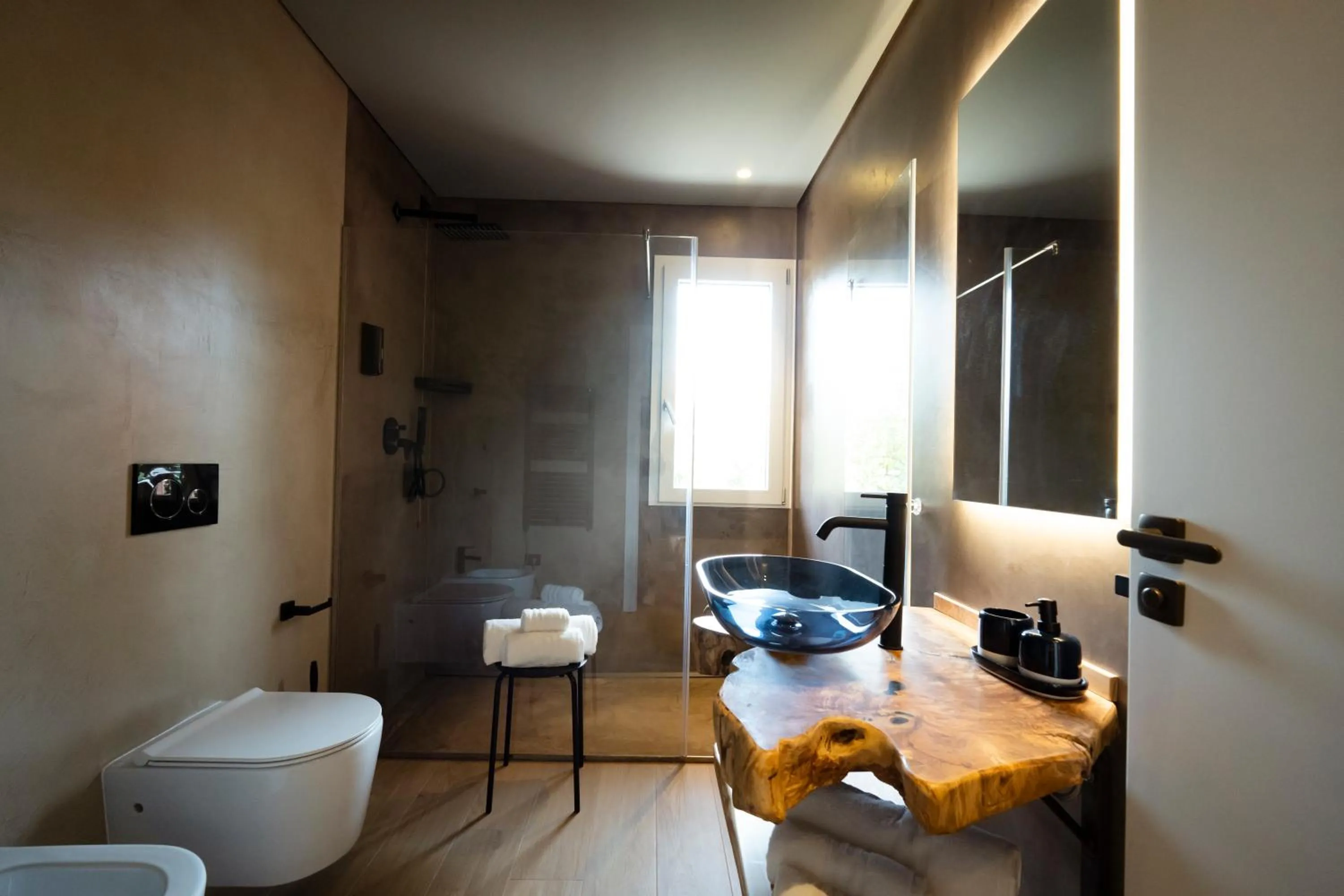 Toilet in Hotel Ristorante Le Rose