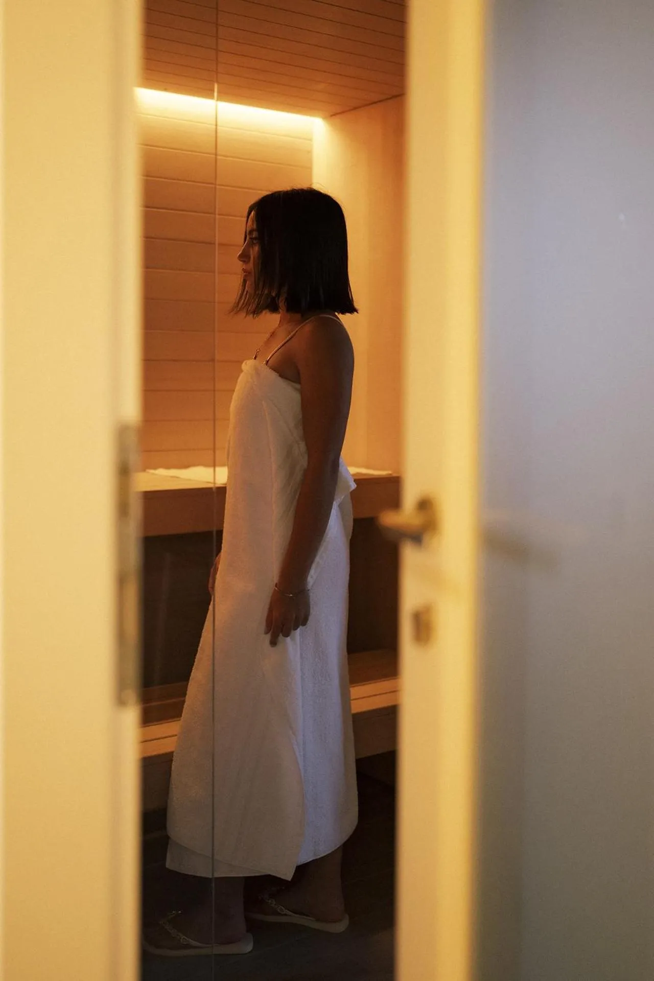 Sauna in Hotel Ristorante Le Rose