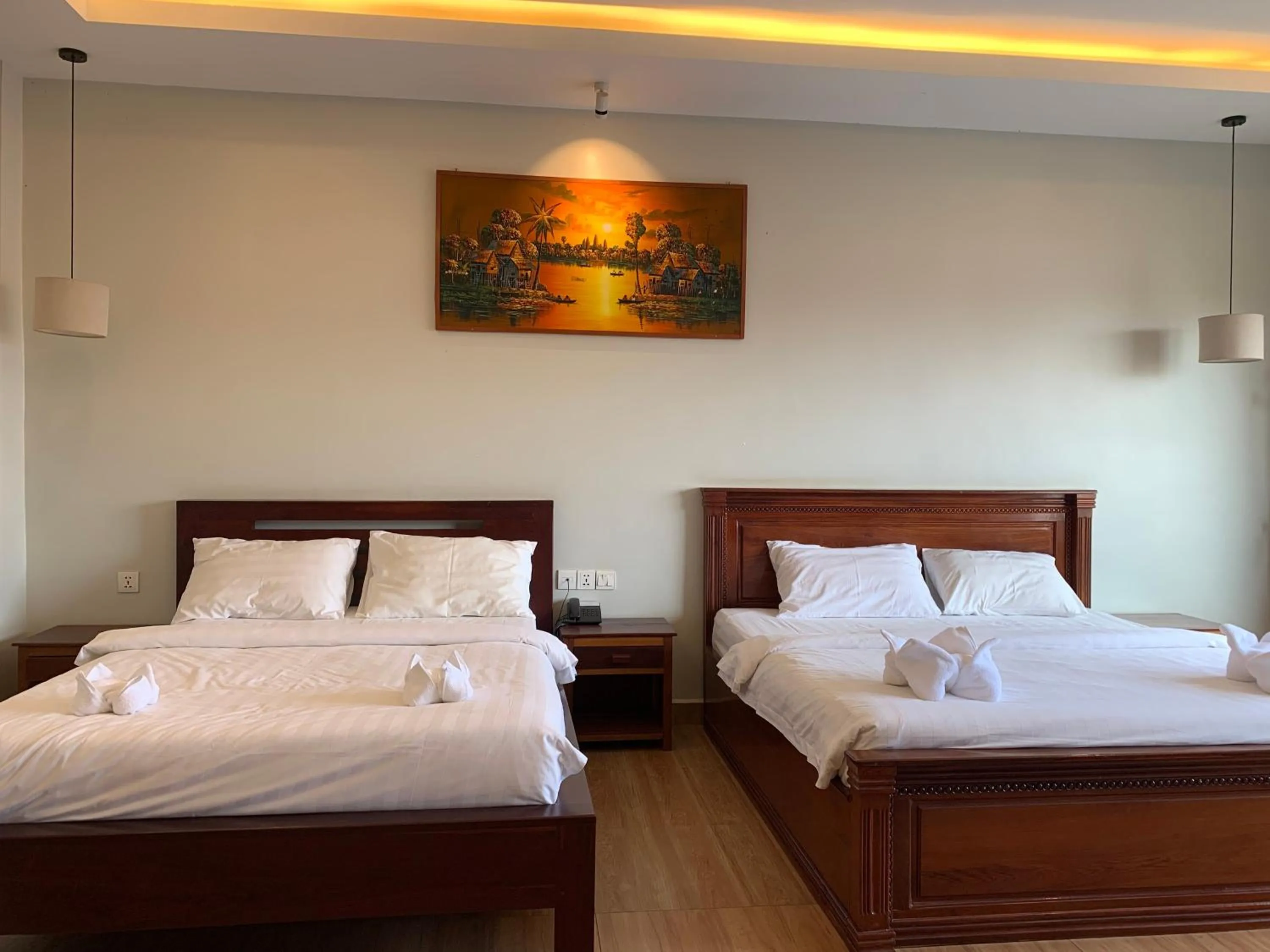 Bed in Nico's Hotel 2