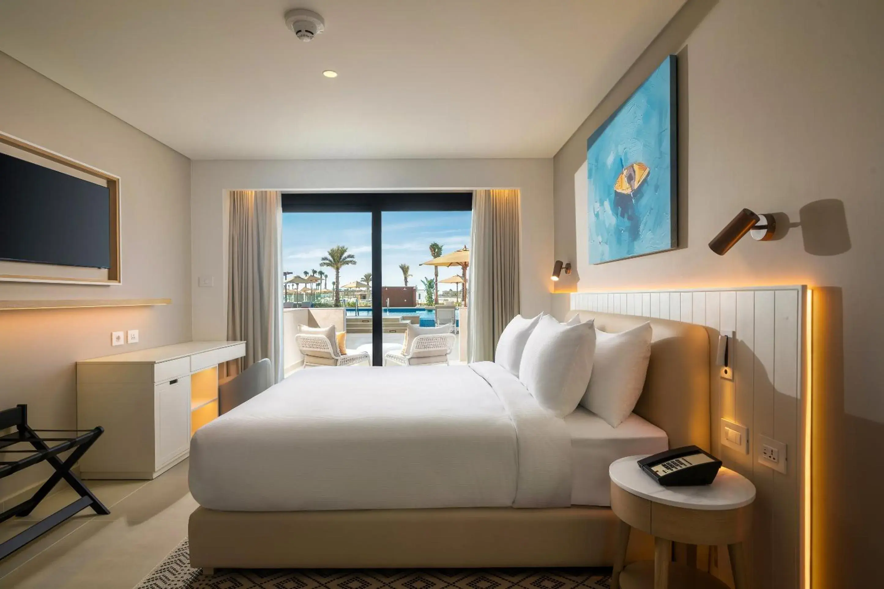Two Bedrooms Suite Sea View with Direct Pool Access in Palma Bay Rotana Resort - New Alamein Two Bedrooms Suite Sea View with Direct Pool Access in Palma Bay Rotana Resort - New Alamein
