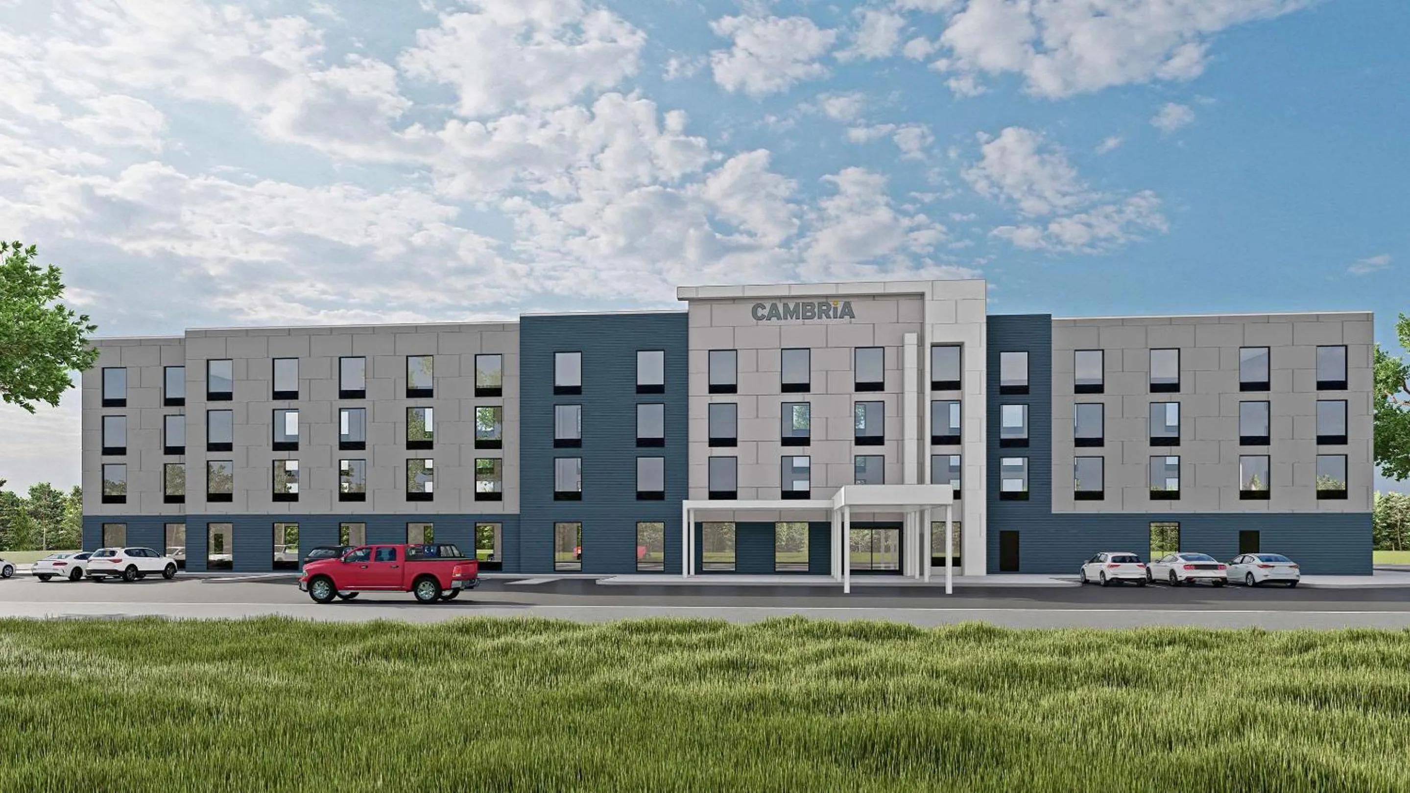 Property building in Cambria Hotel & Suites Plymouth