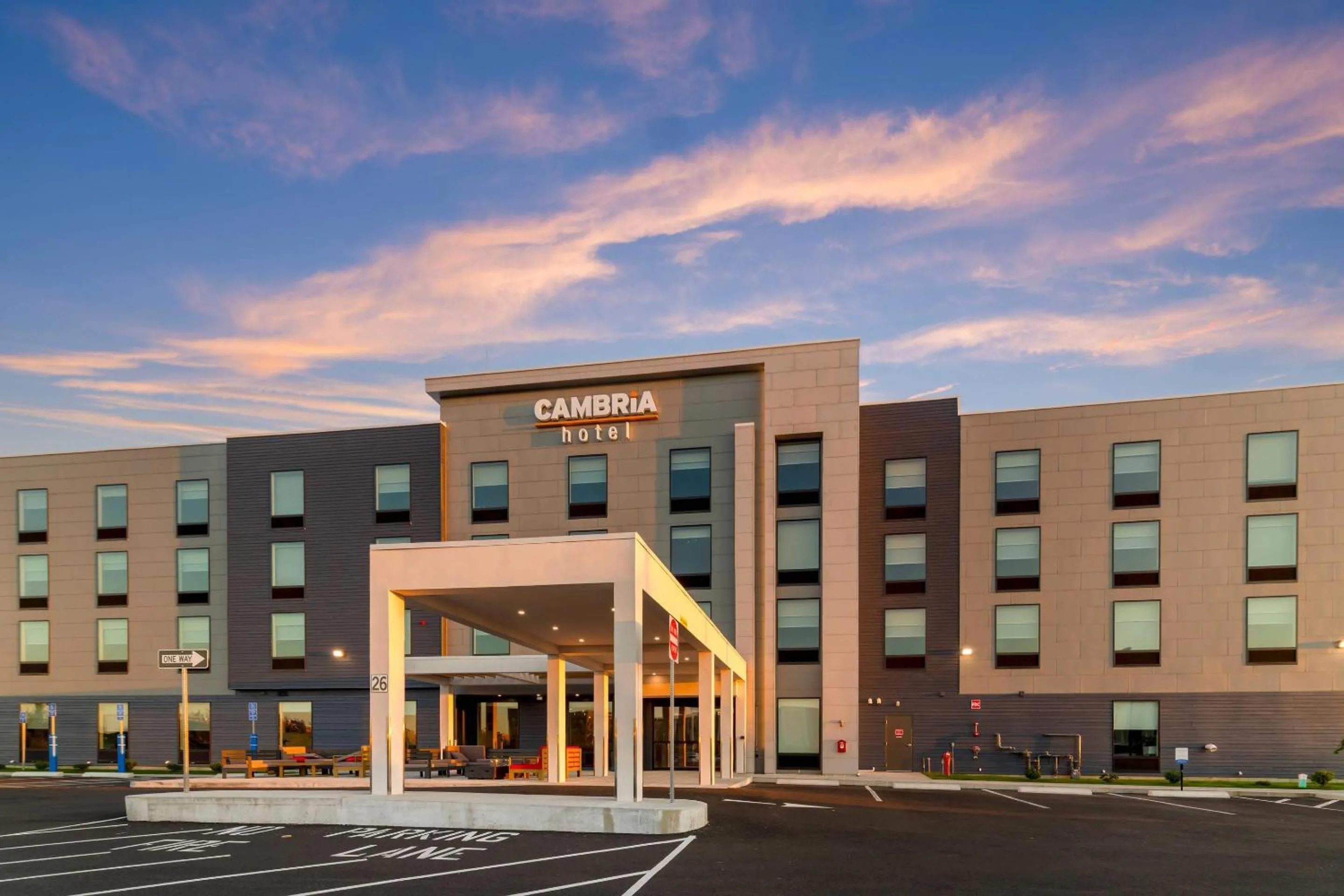 Property building in Cambria Hotel & Suites Plymouth