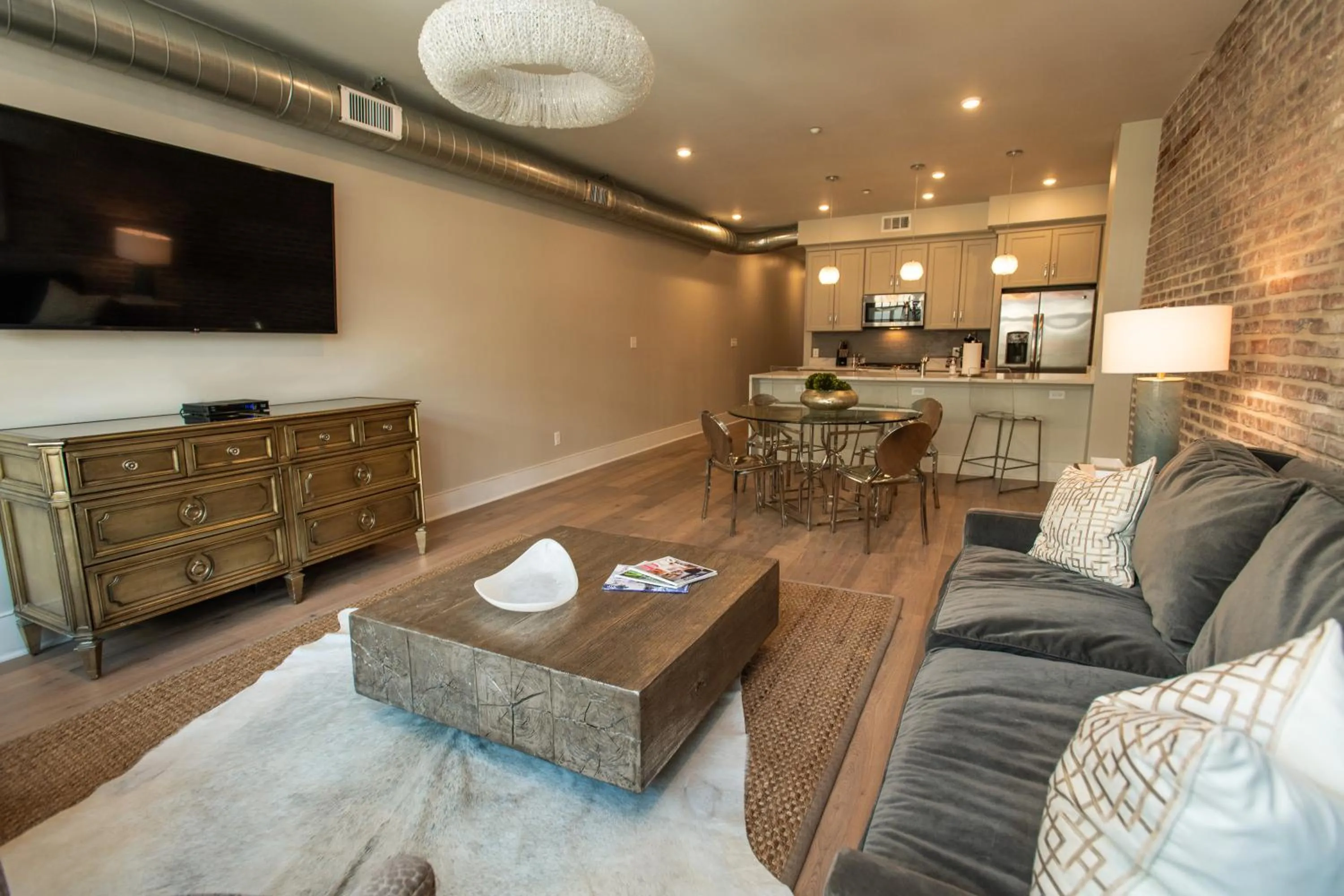 Living room in Harcol House