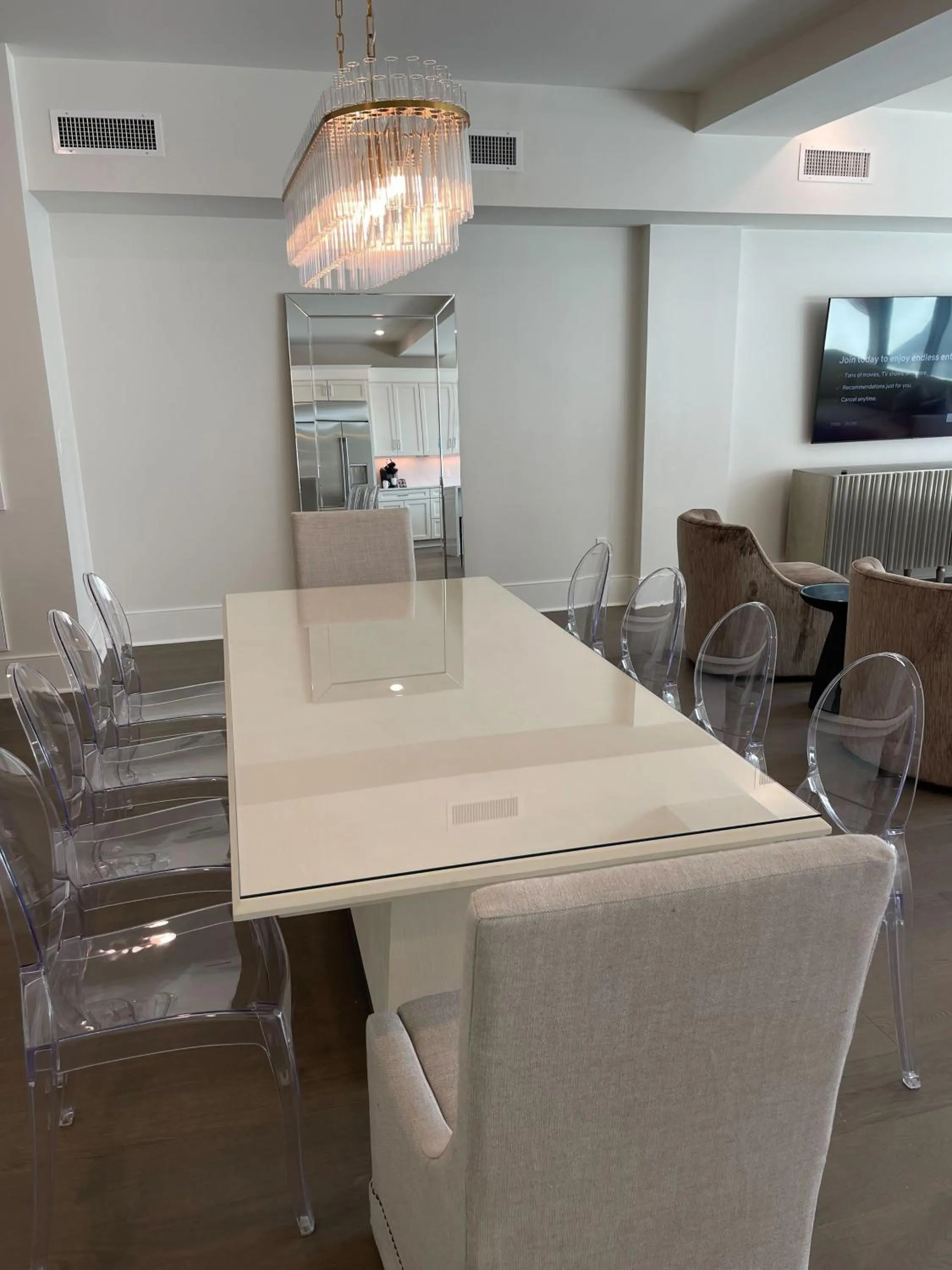 Dining area in Harcol House